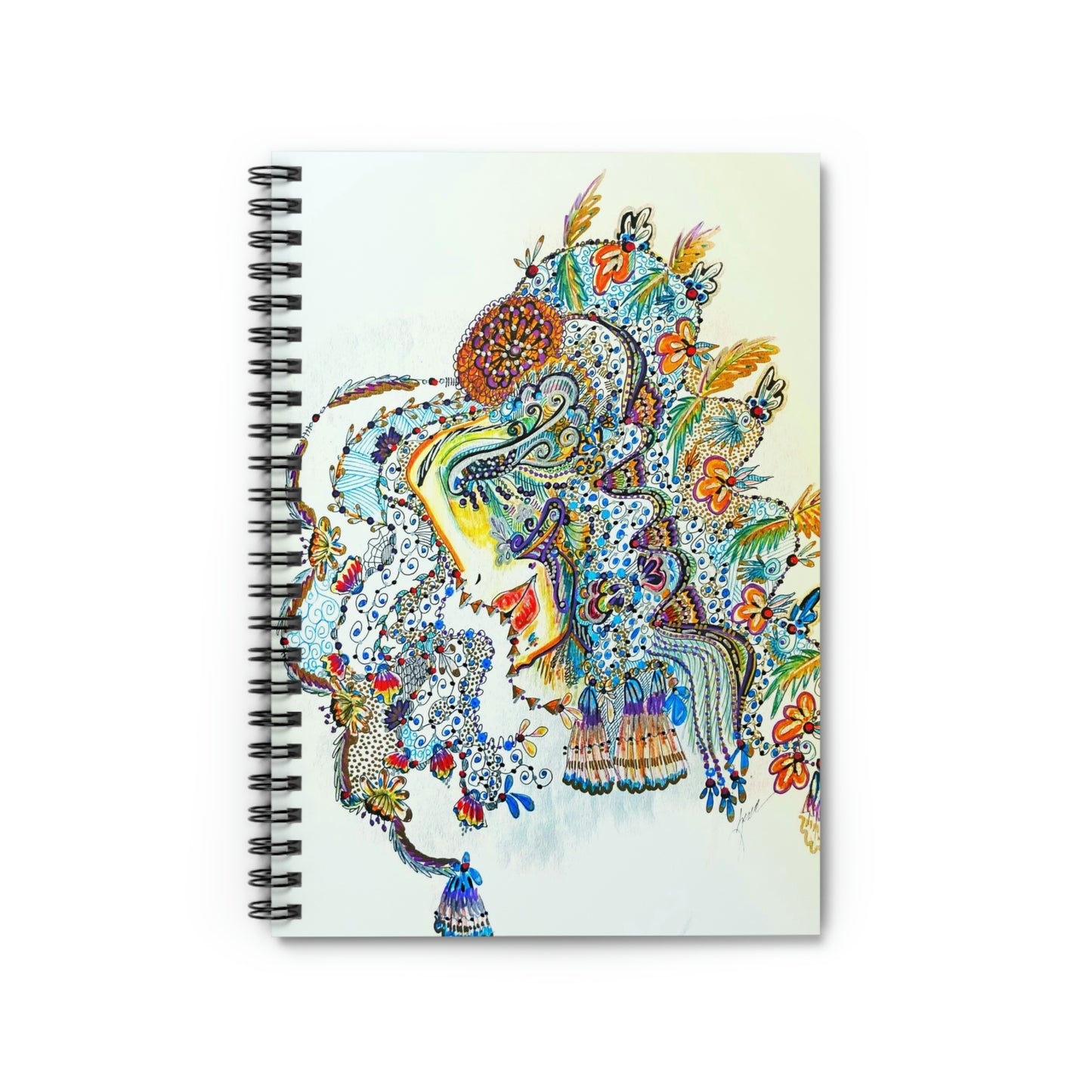 Abstract, Surreal Spirit Spiral Notebook - Ruled Line