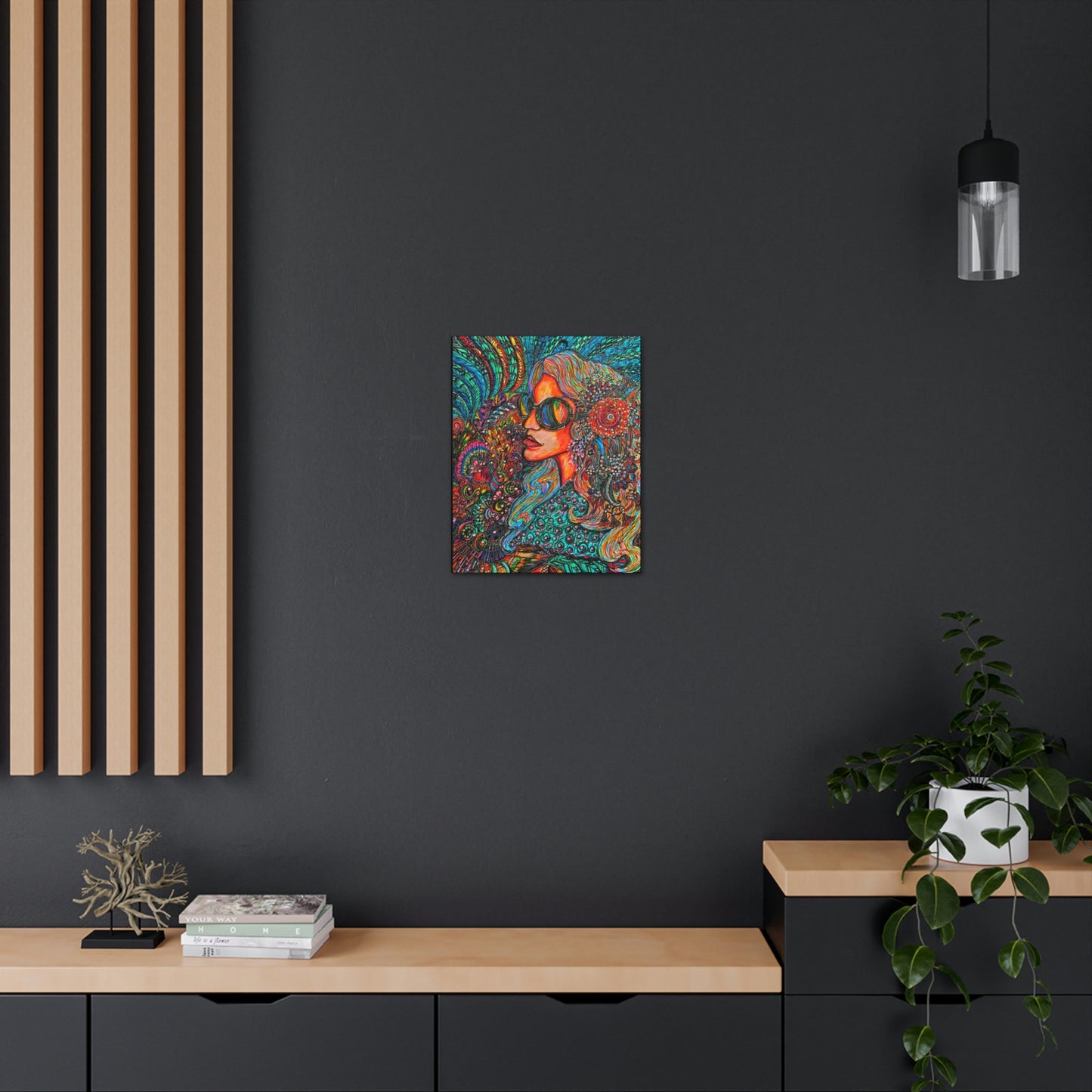 Living in Harmony, Fashion, Abstract, Friendship, Inspiration Wall Art