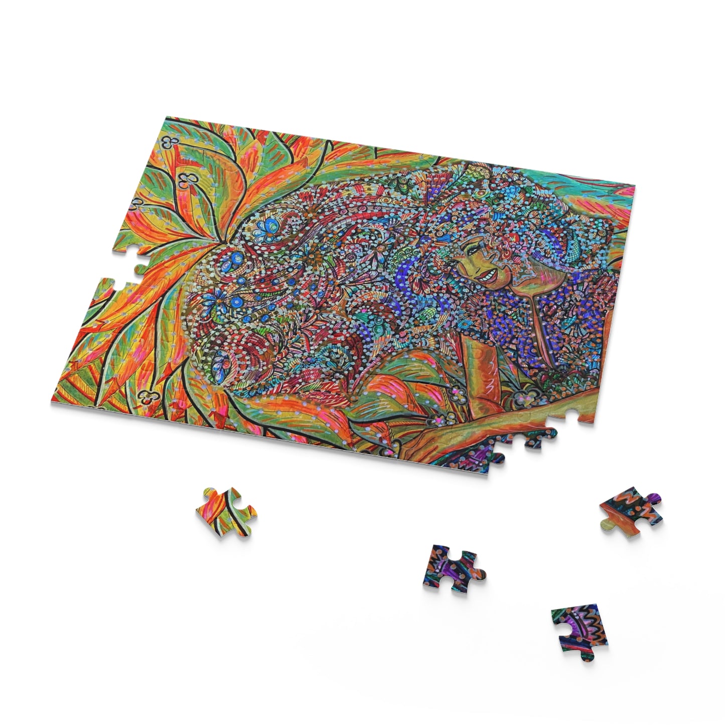 Golden Happy Queen Puzzle (120, 252, 500-Piece)JigSaw Puzzle, Birthday Gift, Gifts For Bridesmaids