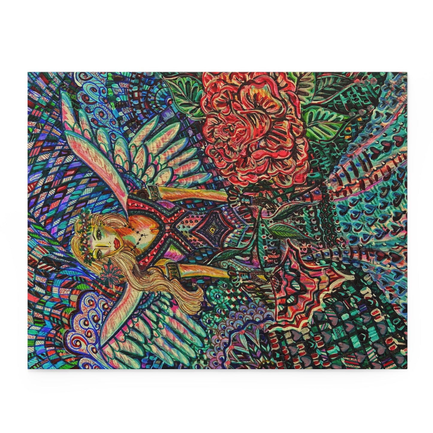 Spiritual Angel Puzzle (120, 252, 500-Piece)Abstract Surreal JigSaw Puzzle, Birthday Gift, Gifts For Bridesmaids