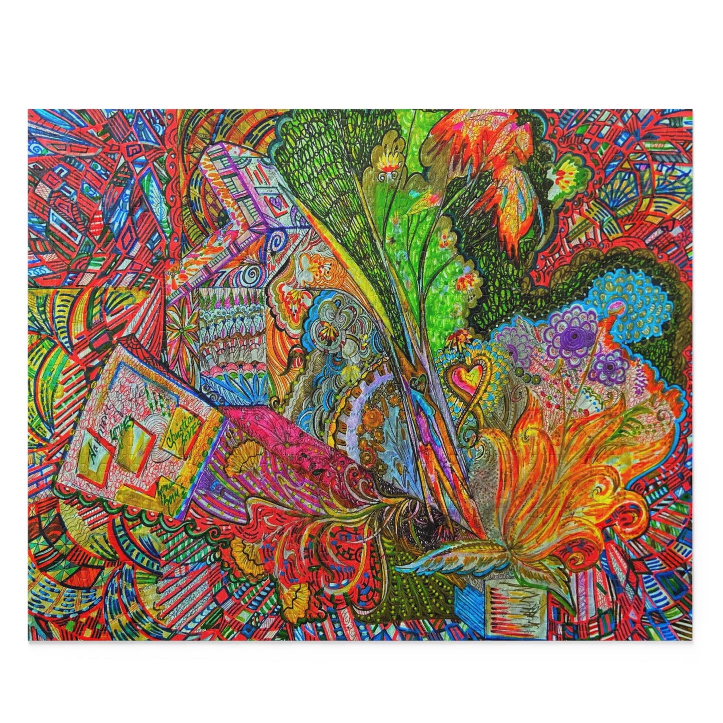 Abstract Surreal Puzzle (120, 252, 500-Piece)JigSaw Puzzle, Birthday Gift, Gifts For Bridesmaids
