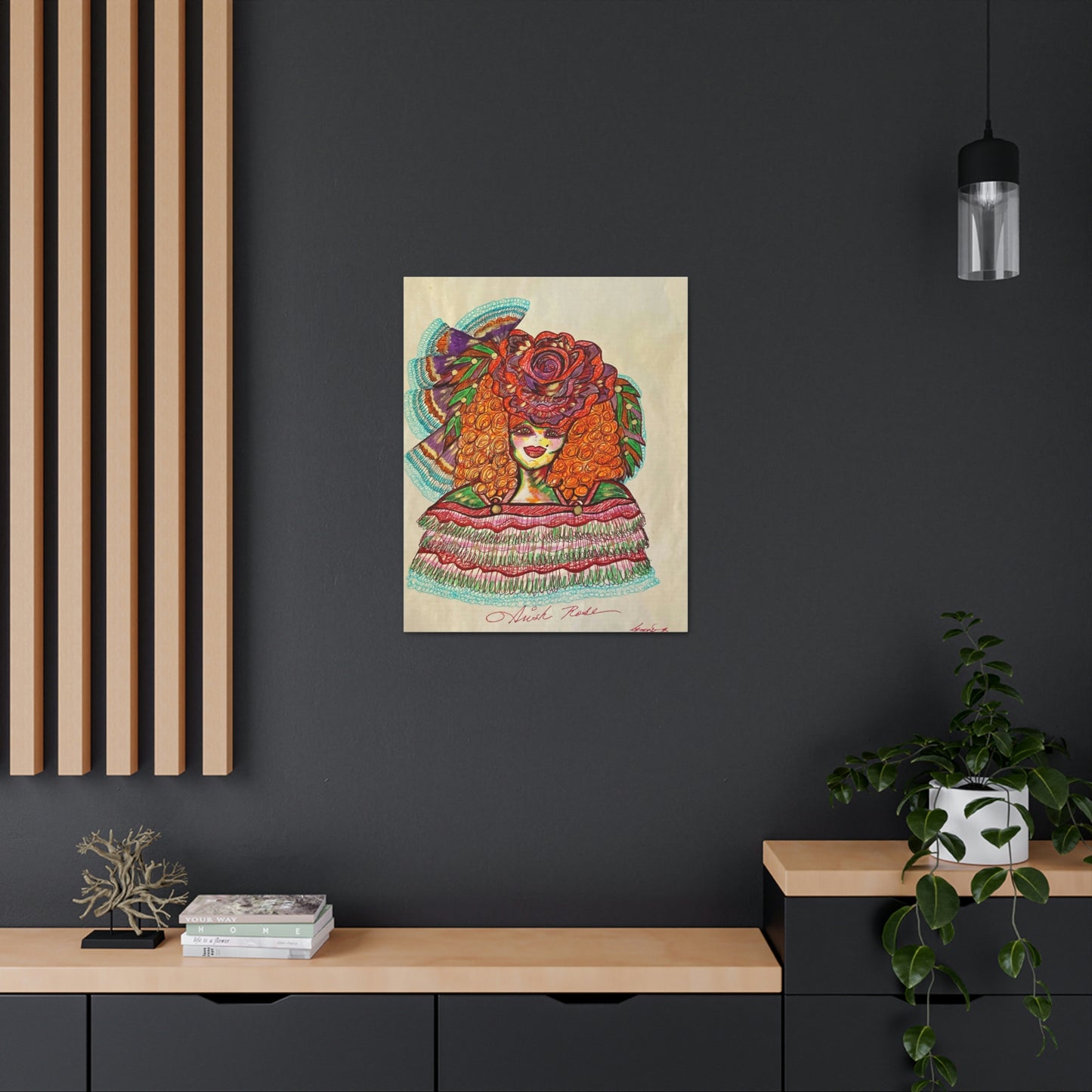 Abstract, Surreal, Funky Woman, Friendship, Inspiration Wall Art