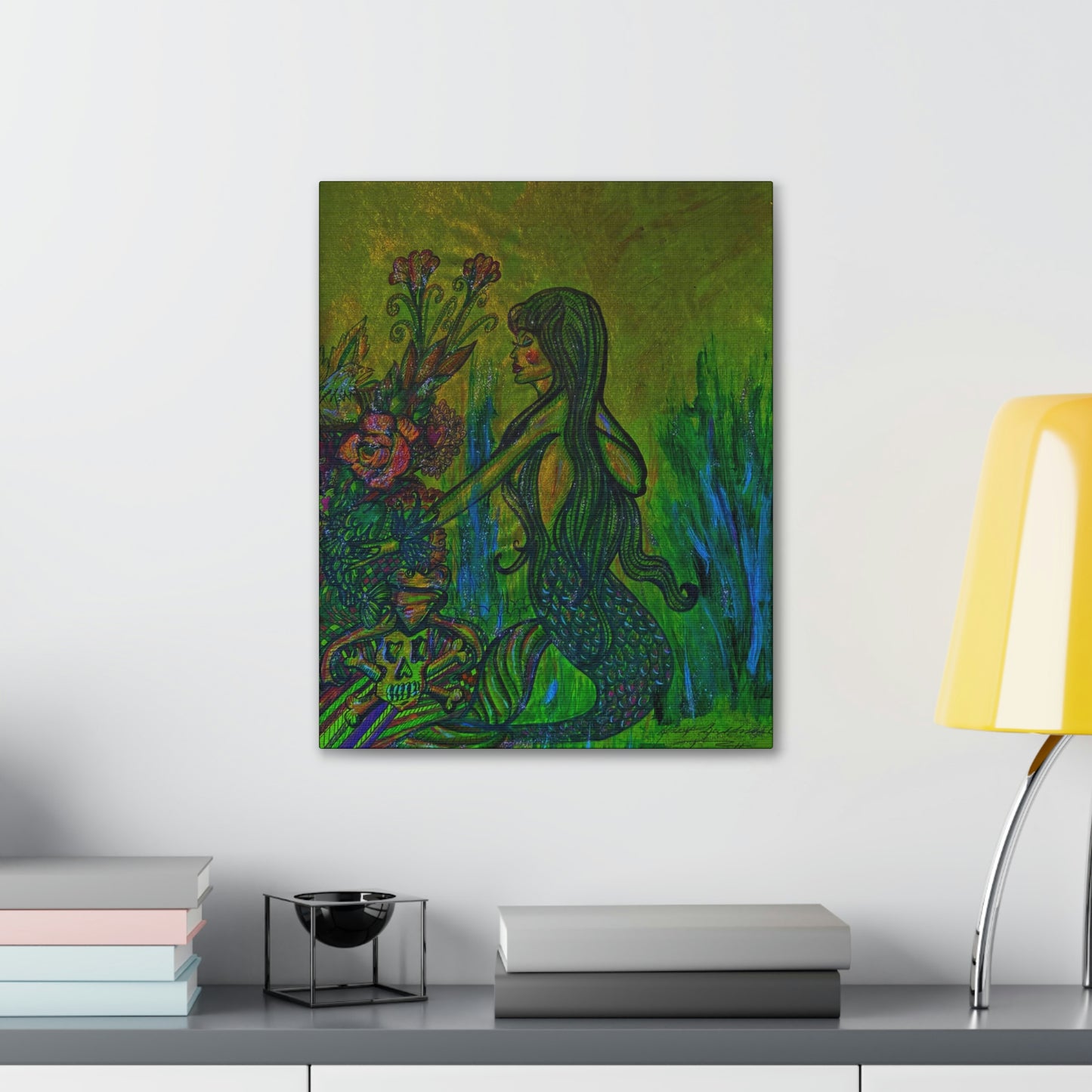Loving Nature of Mermaids, Fashion, Abstract, Friendship, Inspiration Wall Art