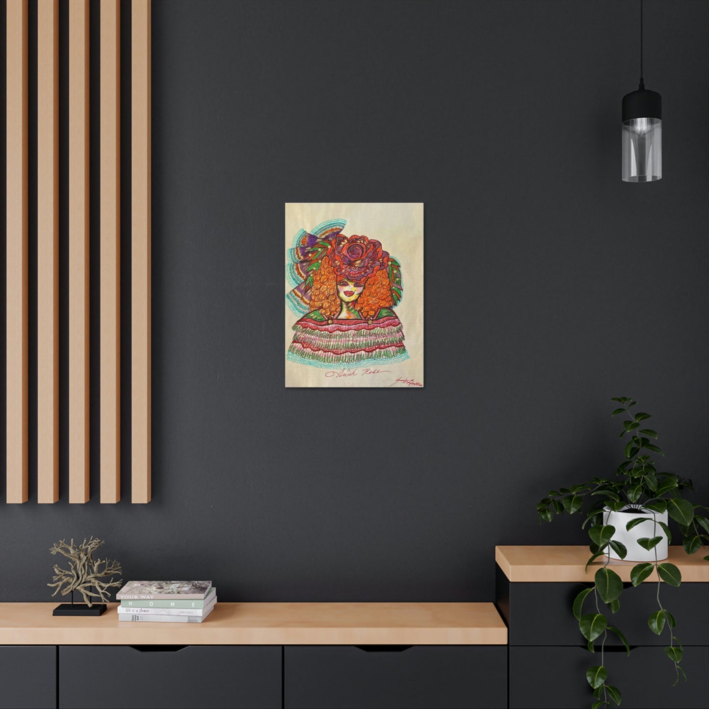 Abstract, Surreal, Funky Woman, Friendship, Inspiration Wall Art