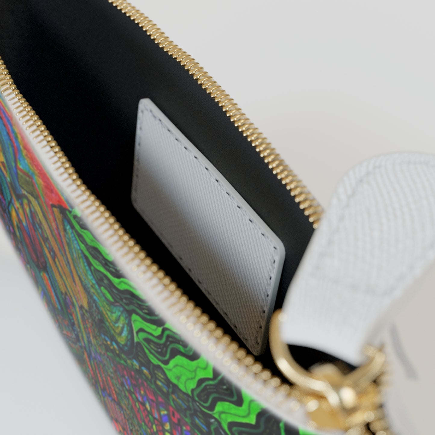 Abstract Surreal Mermaid Mini Clutch Bag, Bridal Clutch Purse, Designer Party Clutch, Modern Evening Clutch, Wristlet Wallet for women, Evening Clutch Purse, gifts for her, gifts for bridesmaids, Bag, Bagging