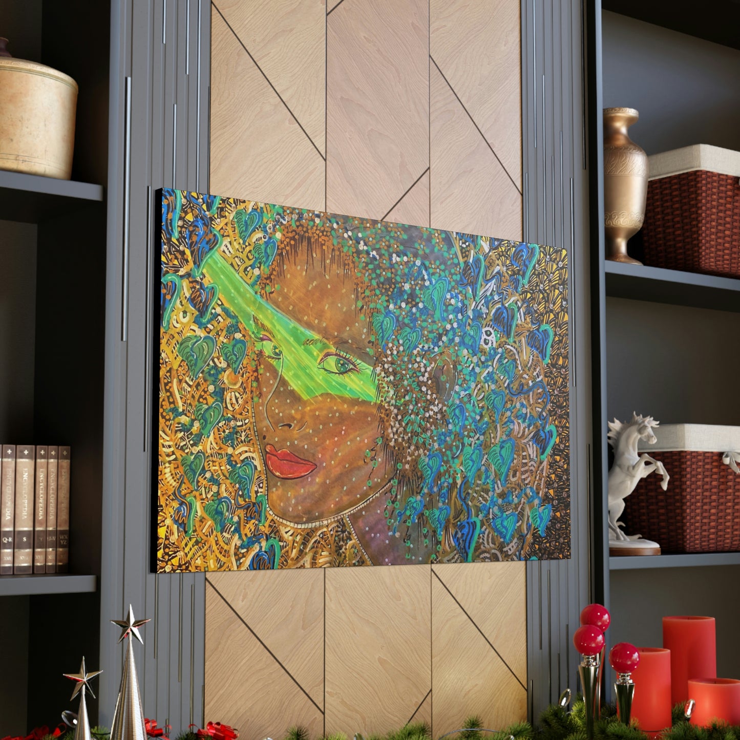 Mystical Woman, Fashion, Abstract, Surreal, Friendship, Inspiration Wall Art