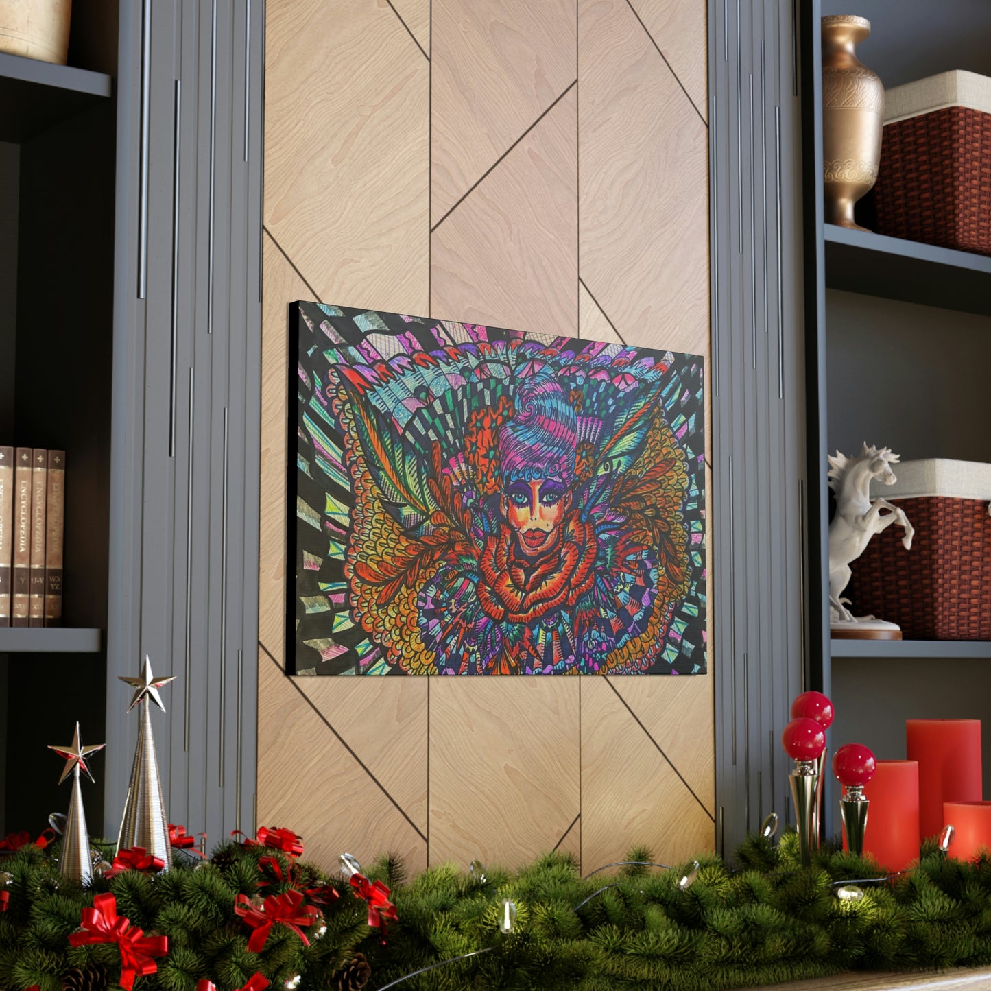 Floral Fairy, Fashion, Abstract, Surreal, Friendship, Inspiration Wall Art