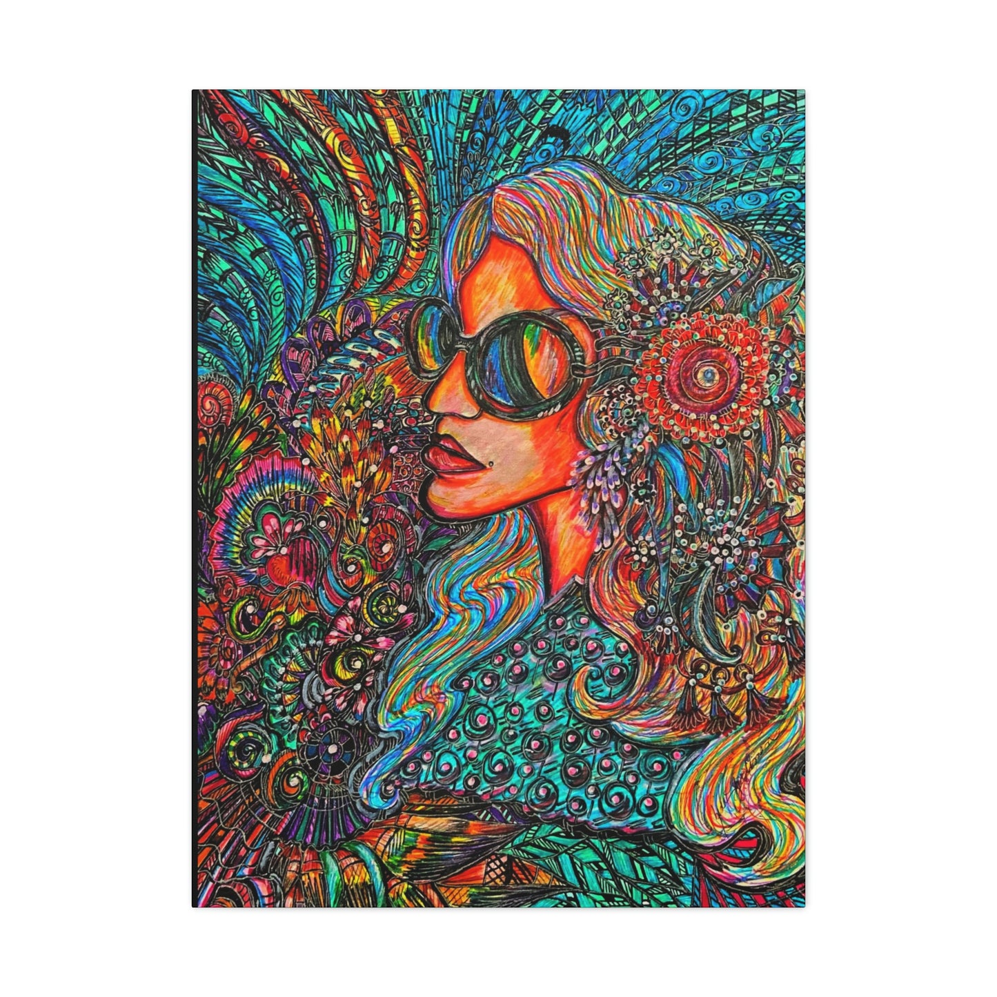 Living in Harmony, Fashion, Abstract, Friendship, Inspiration Wall Art