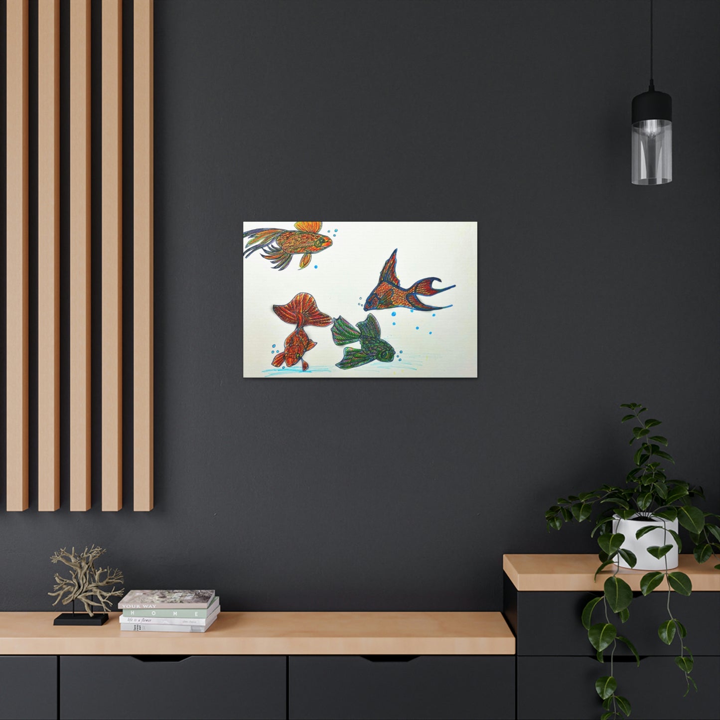 Fish Bowl, Fashion, Abstract, Friendship, Inspiration Wall Art