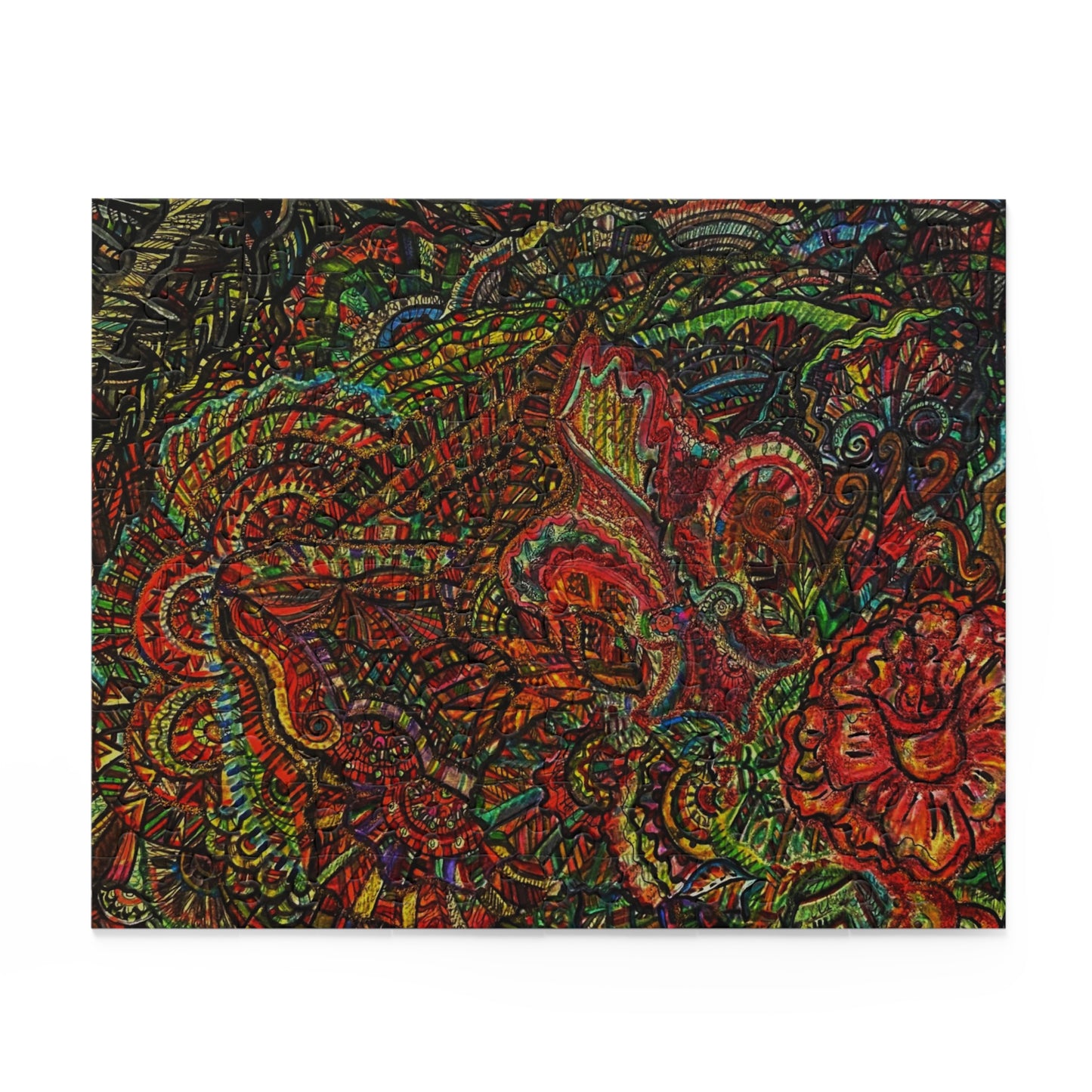 Floral Puzzle (120, 252, 500-Piece)Abstract Surreal JigSaw Puzzle, Birthday Gift, Gifts For Bridesmaids