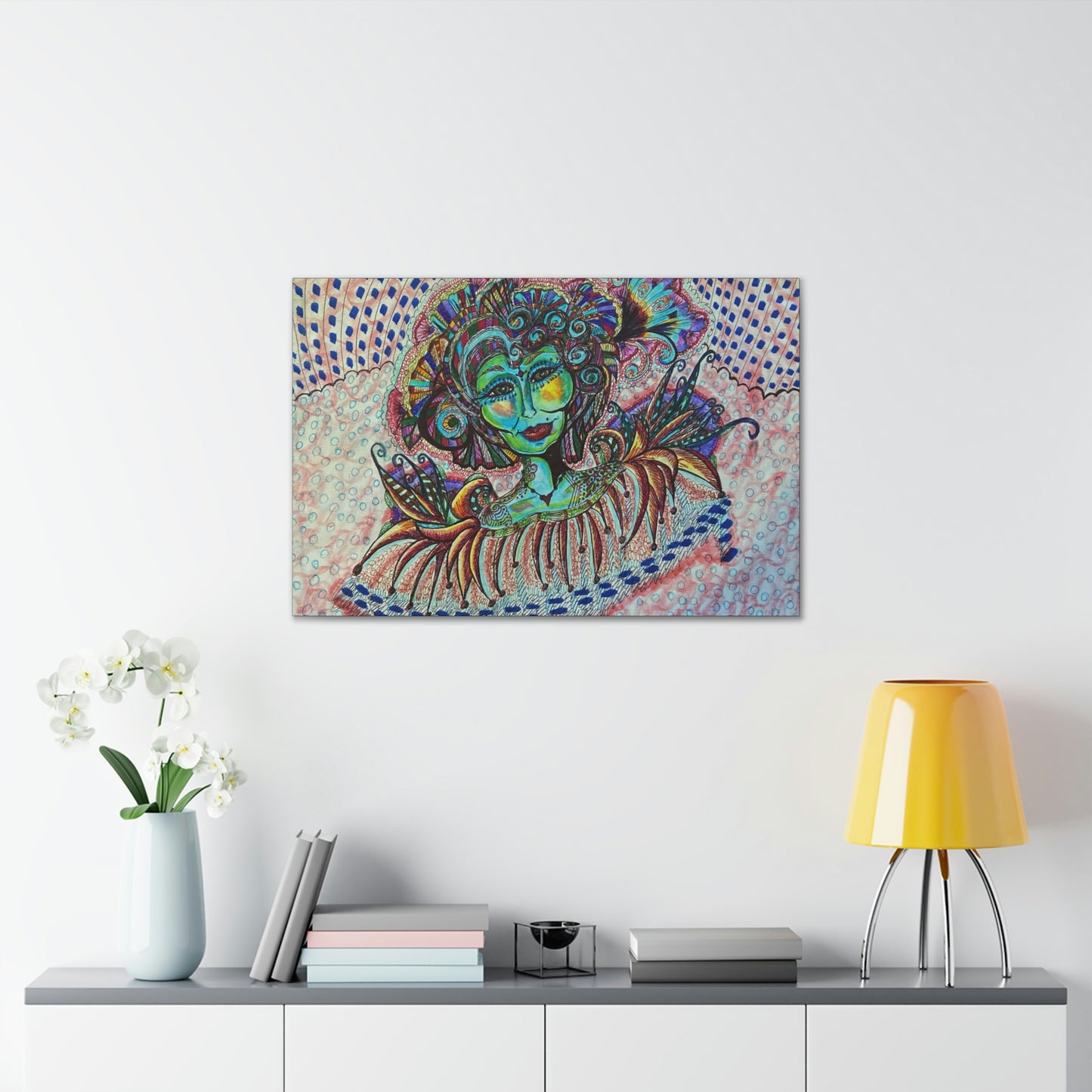Abstract, Surreal, Funky Woman, Friendship, Inspiration Wall Art
