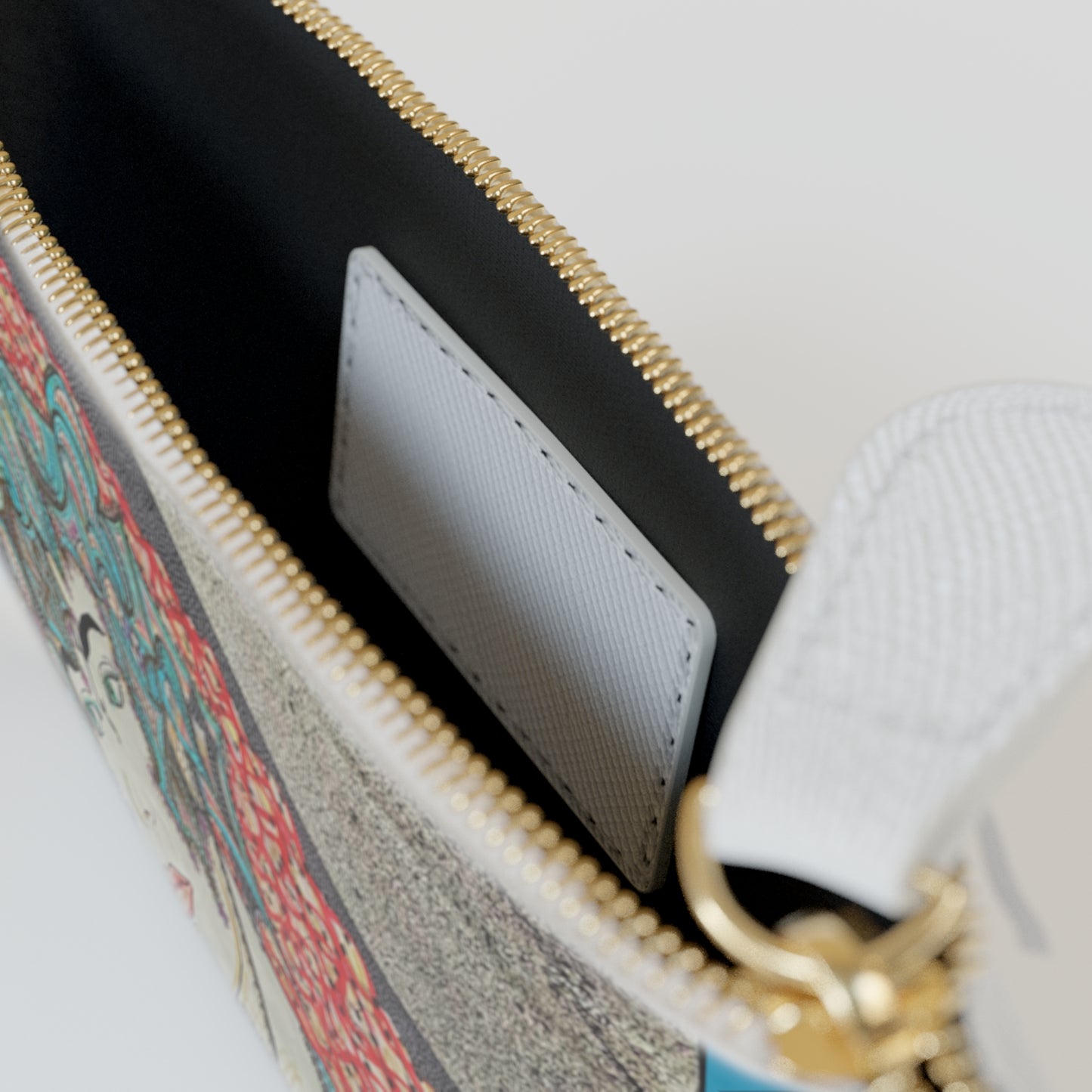Abstract Surreal Knight Mini Clutch Bag, Bridal Clutch Purse, Designer Party Clutch, Modern Evening Clutch, Wristlet Wallet for women, Evening Clutch Purse, gifts for her, gifts for bridesmaids, Bag, Bagging