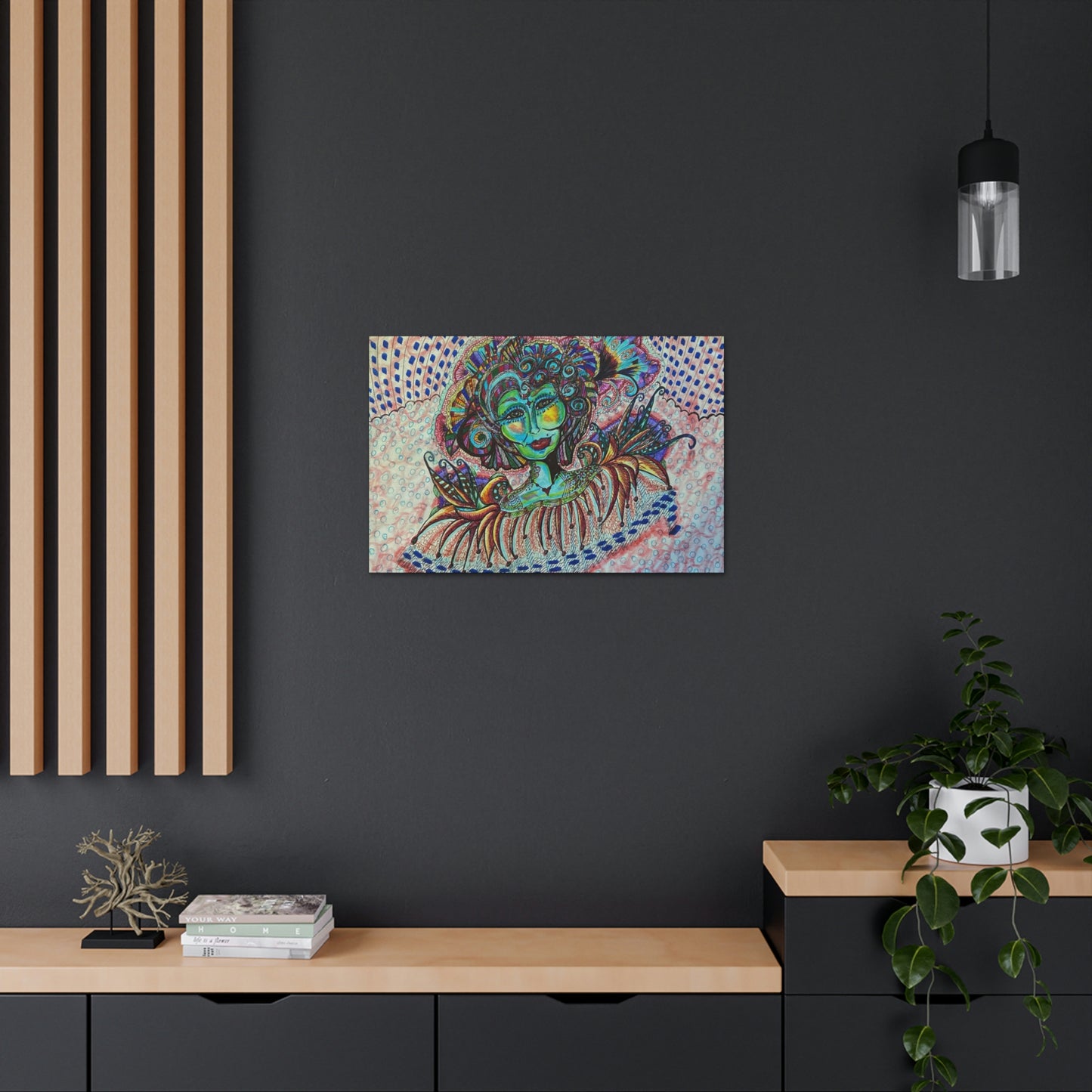 Abstract, Surreal, Funky Woman, Friendship, Inspiration Wall Art