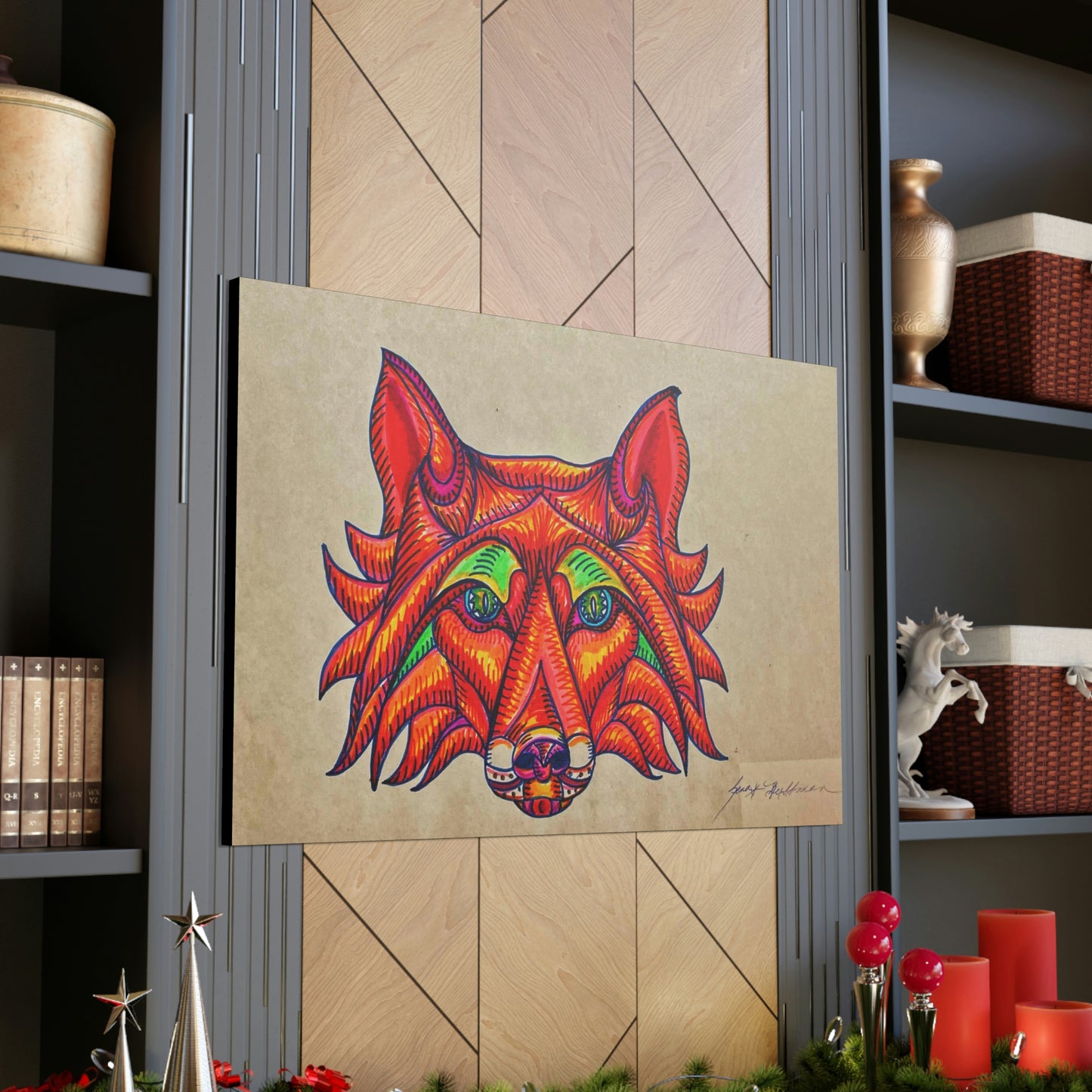 Fox Nature, Fashion, Abstract, Surreal, Friendship, Inspiration Wall Art