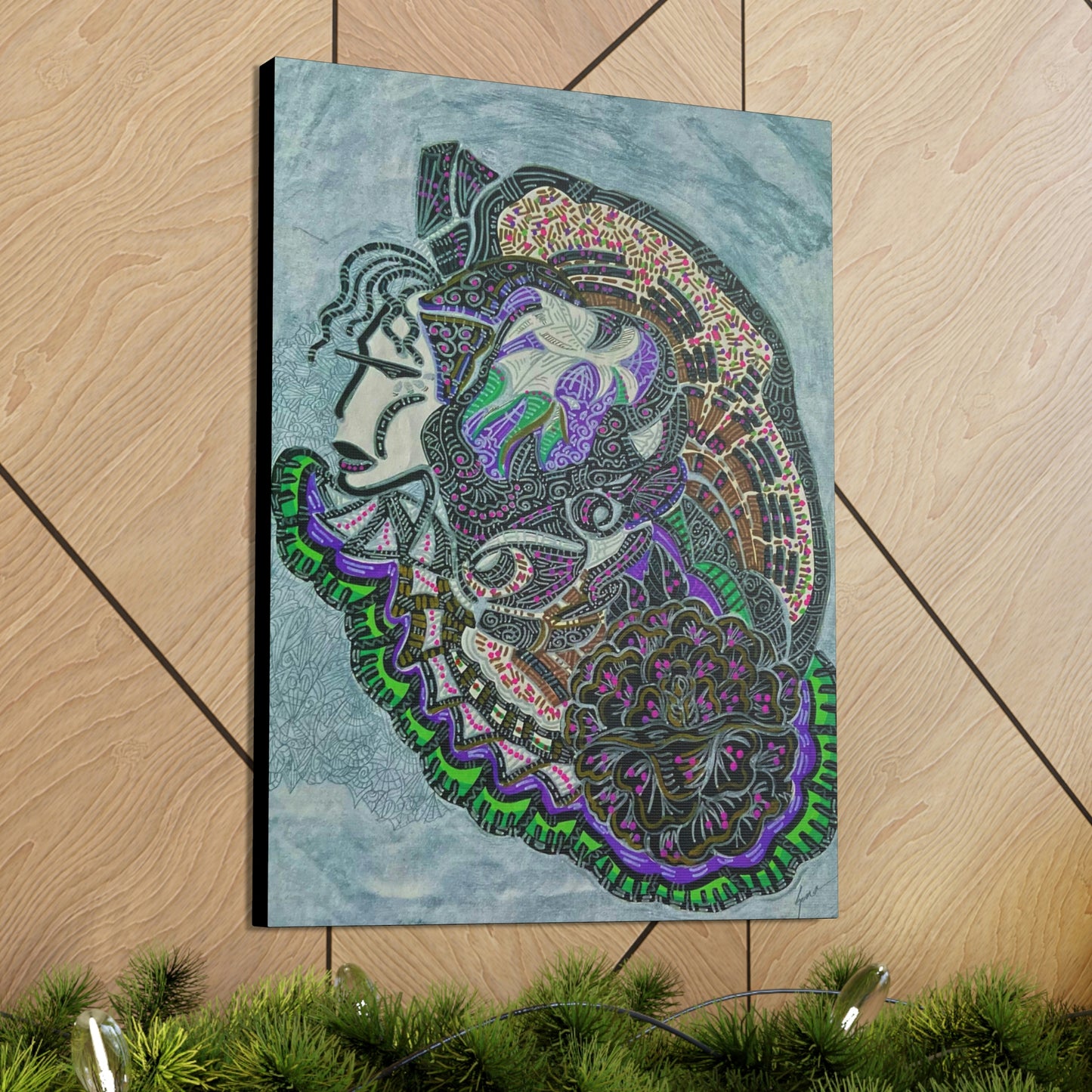 Abstract, Surreal, Funky Woman, Friendship, Inspiration Wall Art