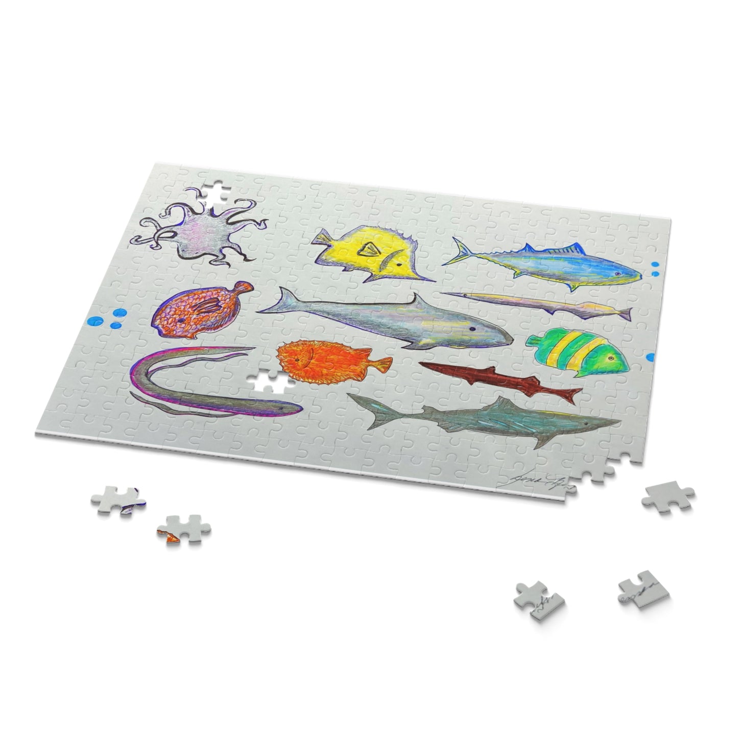 Aquatic, Ocean, Marine Life Puzzle (120, 252, 500-Piece)JigSaw Puzzle, Birthday Gift, Gifts For Bridesmaids