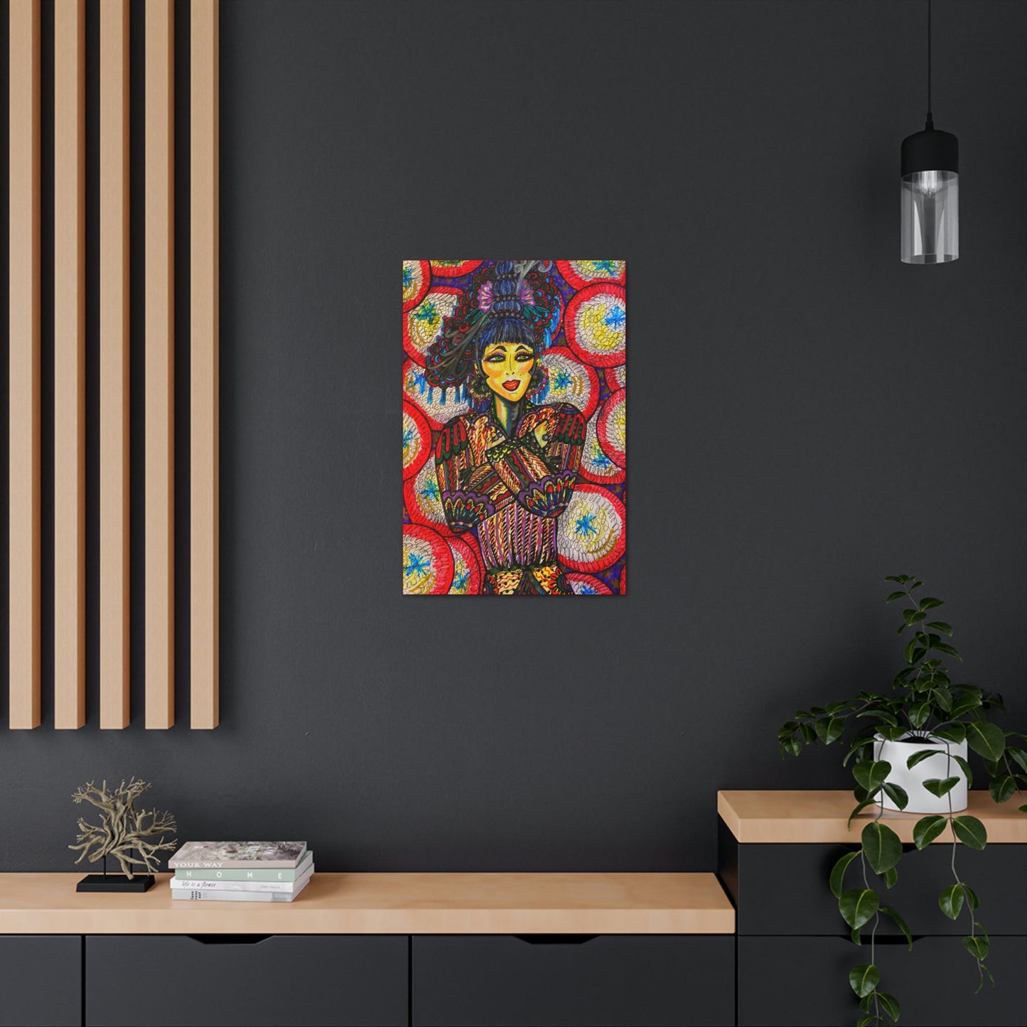 Living in Harmony, Women, Empowerment, Fashion, Abstract, Friendship, Inspiration Wall Art