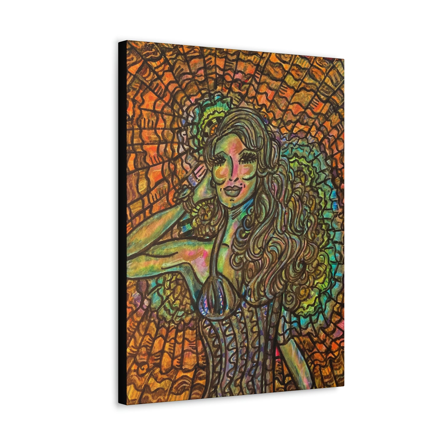 Romantic, Fashionable Woman, Abstract, Surreal, Friendship, Inspiration Wall Art