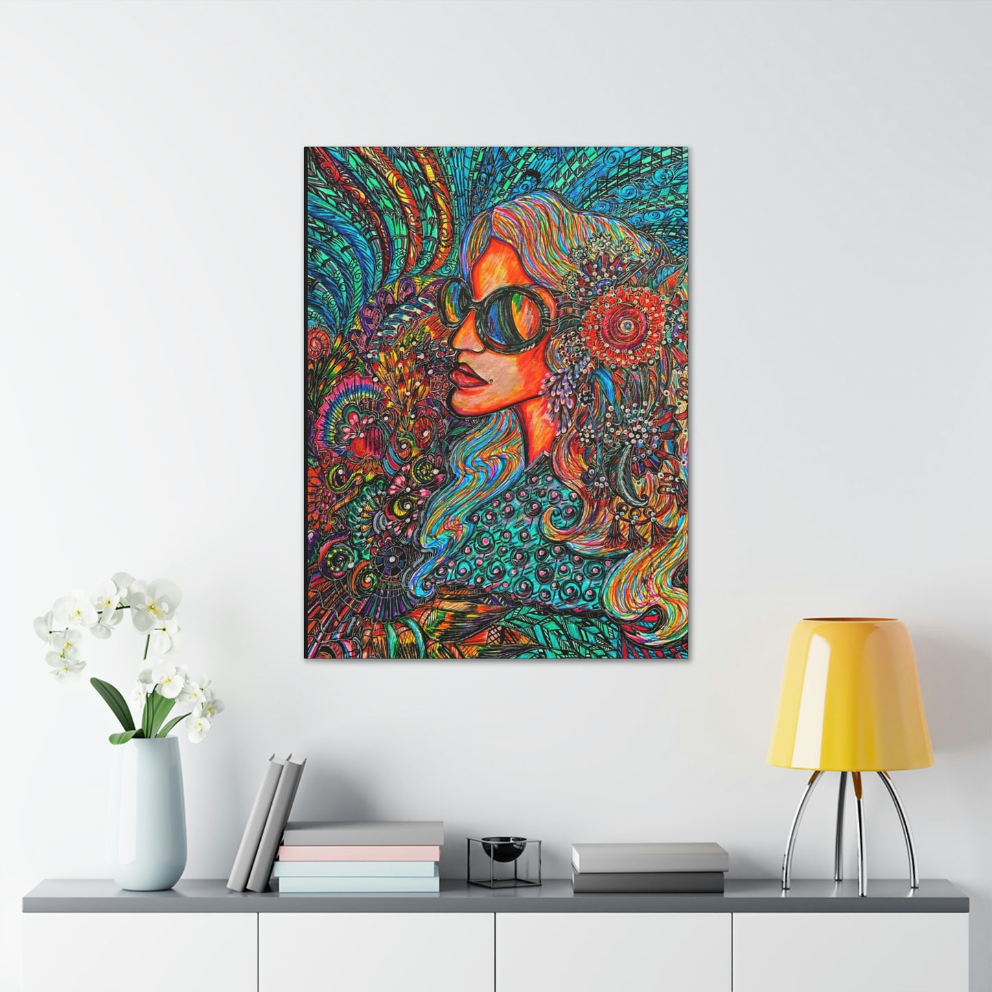 Living in Harmony, Fashion, Abstract, Friendship, Inspiration Wall Art