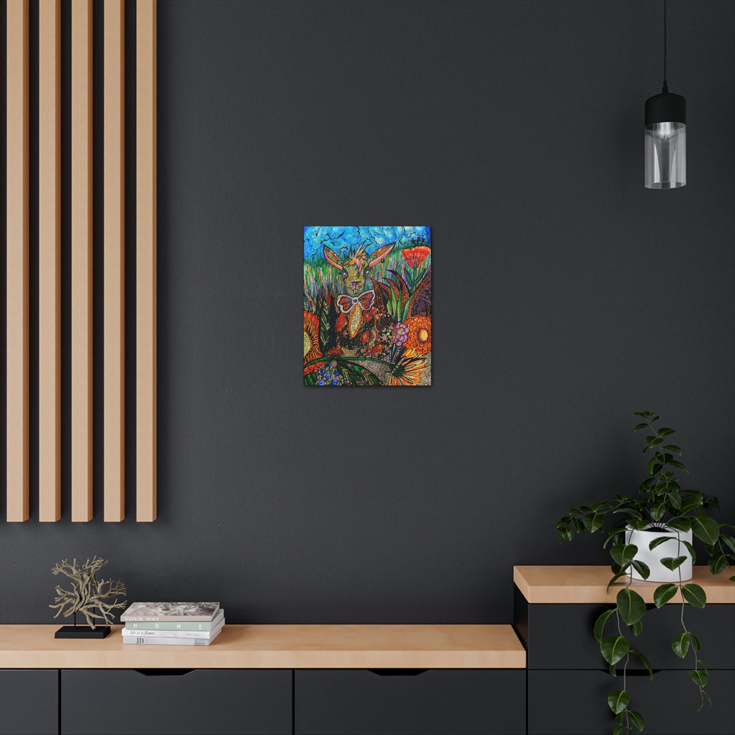 Bunny Rabbit Fashion, Abstract, Surreal, Friendship, Inspiration Wall Art