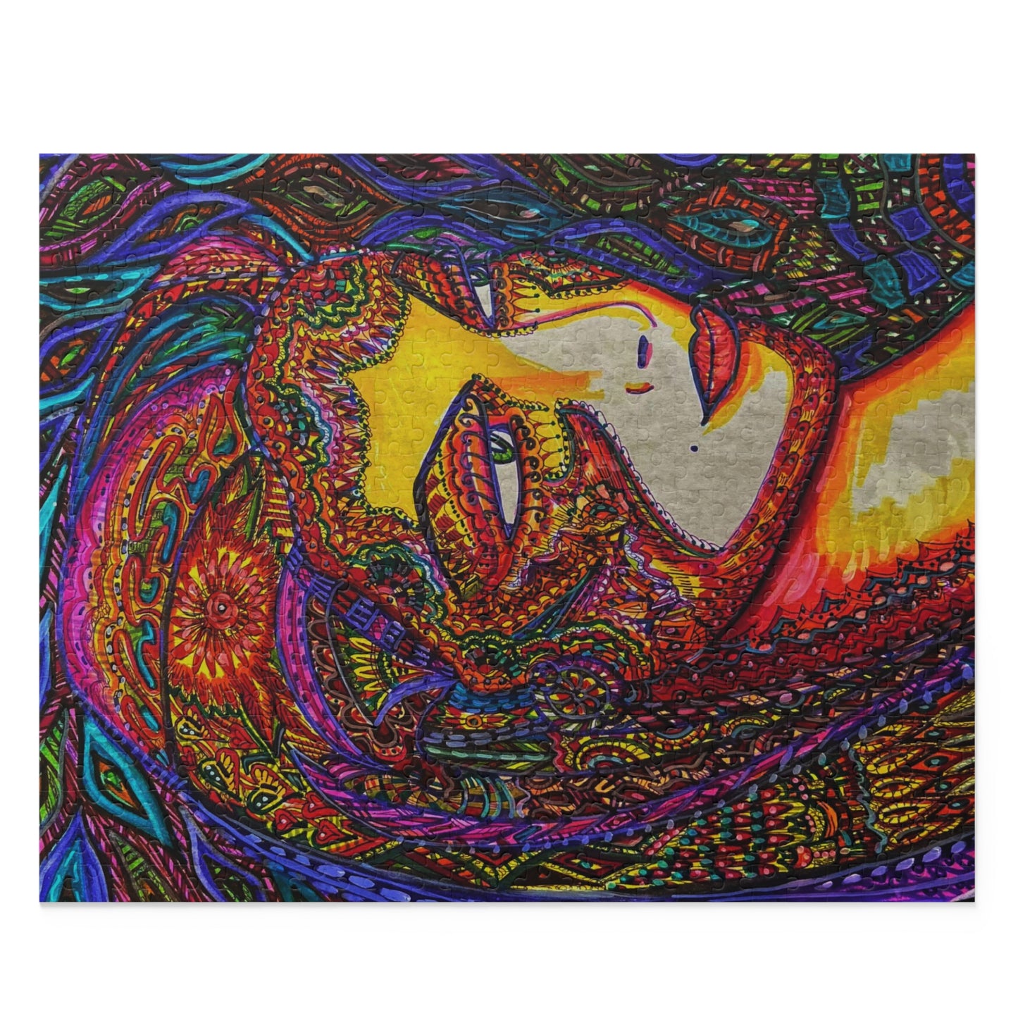 Glancing Princess Puzzle (120, 252, 500-Piece)JigSaw Puzzle, Birthday Gift, Gifts For Bridesmaids