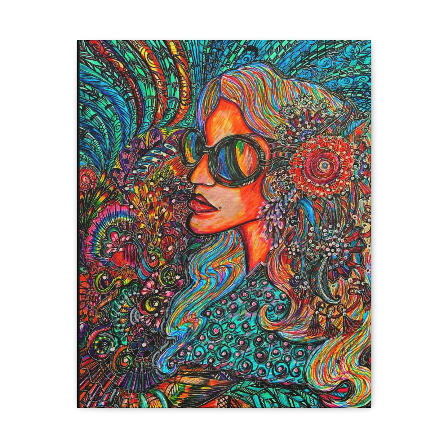 Living in Harmony, Fashion, Abstract, Friendship, Inspiration Wall Art