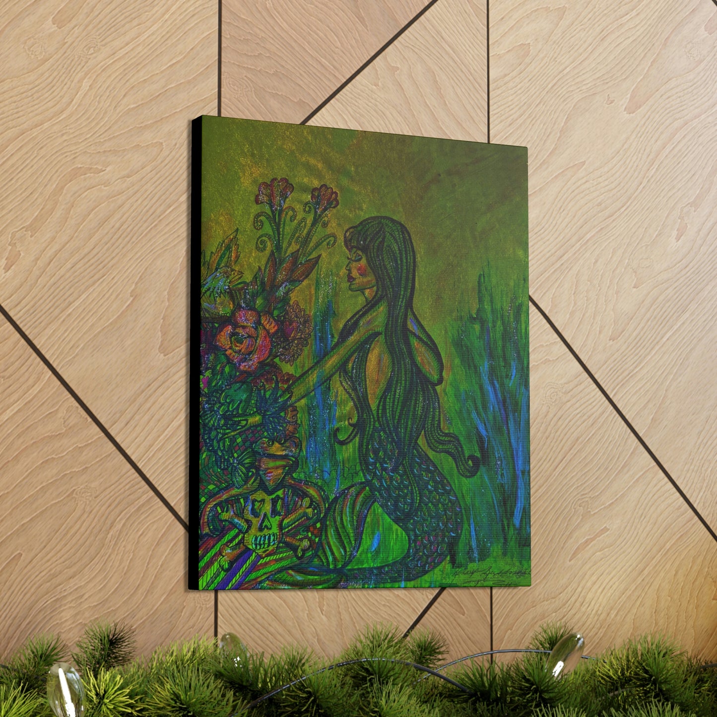 Loving Nature of Mermaids, Fashion, Abstract, Friendship, Inspiration Wall Art