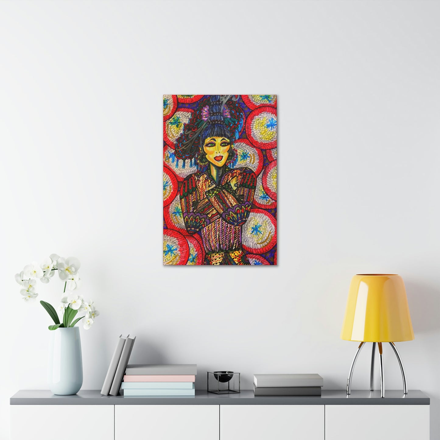 Living in Harmony, Women, Empowerment, Fashion, Abstract, Friendship, Inspiration Wall Art
