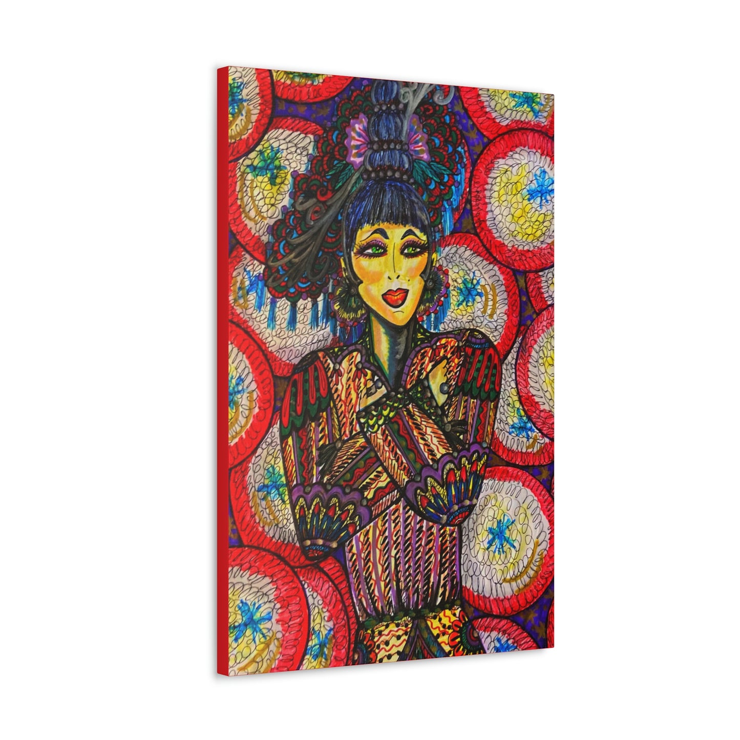 Living in Harmony, Women, Empowerment, Fashion, Abstract, Friendship, Inspiration Wall Art