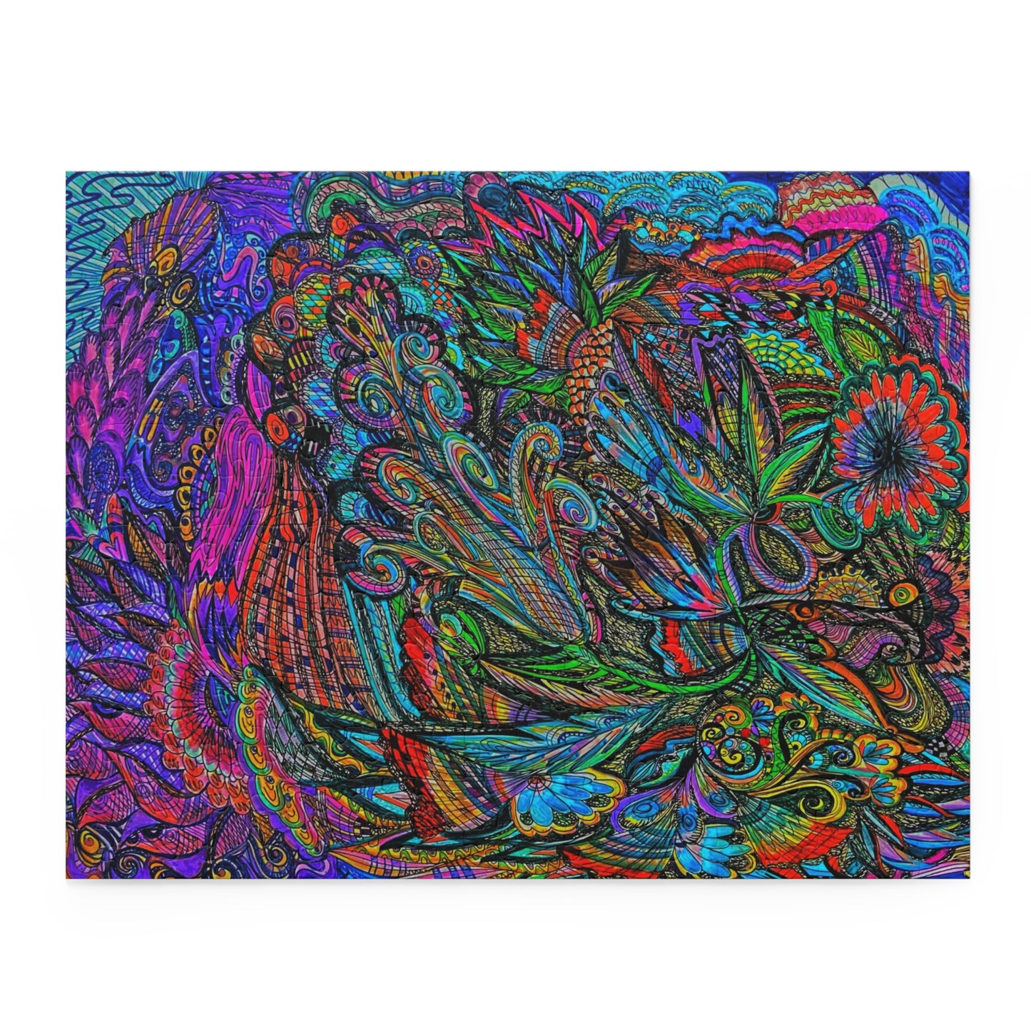 Floral Puzzle (120, 252, 500-Piece)Abstract Surreal JigSaw Puzzle, Birthday Gift, Gifts For Bridesmaids