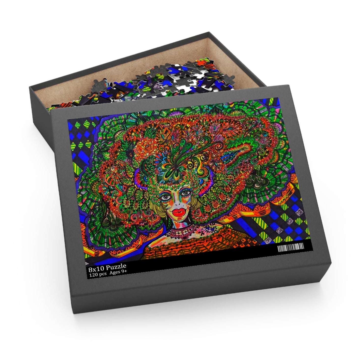 Fancy Women Puzzle (120, 252, 500-Piece)Abstract Surreal JigSaw Puzzle, Birthday Gift, Gifts For Bridesmaids