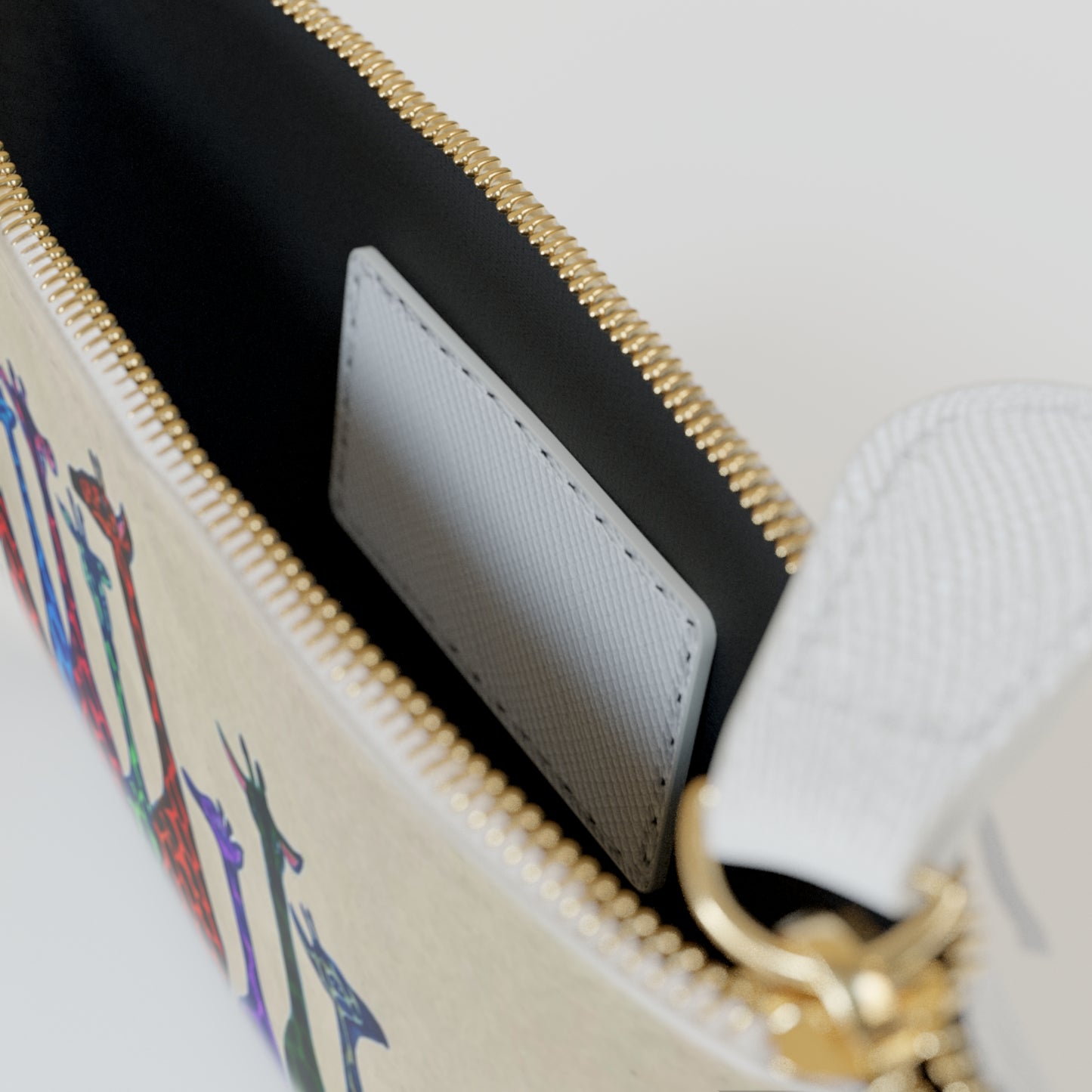 Abstract Surreal Giraffe Mini Clutch Bag, Bridal Clutch Purse, Designer Party Clutch, Modern Evening Clutch, Wristlet Wallet for women, Evening Clutch Purse, gifts for her, gifts for bridesmaids, Bag, Bagging