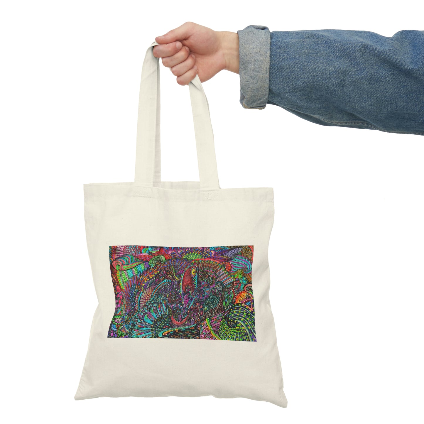 Abstract, Surreal, Floral, Natural Tote Bag, Aesthetic Canvas Bag Shopping Bag, Birthday Gift Bag, Bridal Gift Tote Bag, Library Bag.