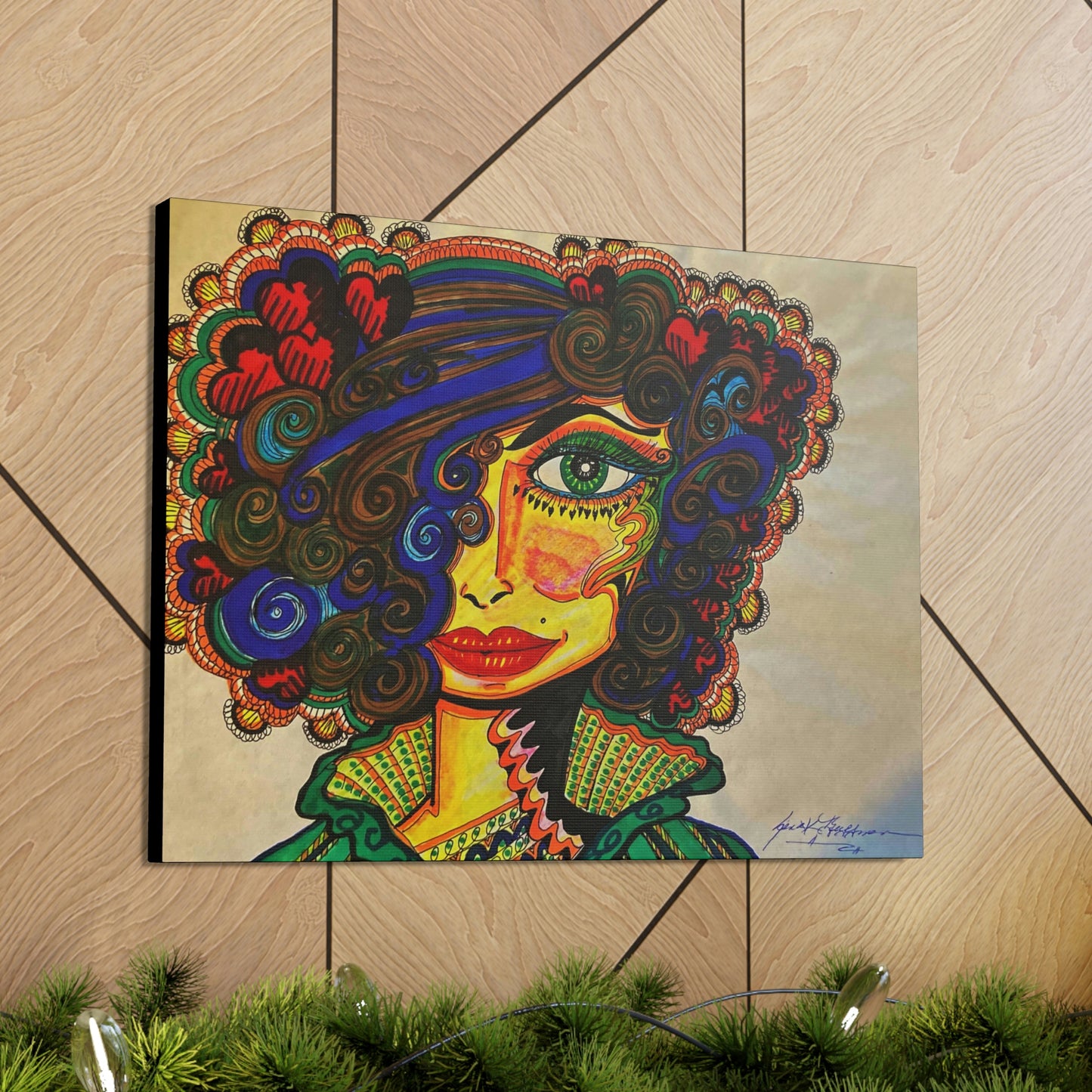 Abstract, Surreal, Funky Woman, Friendship, Inspiration Wall Art