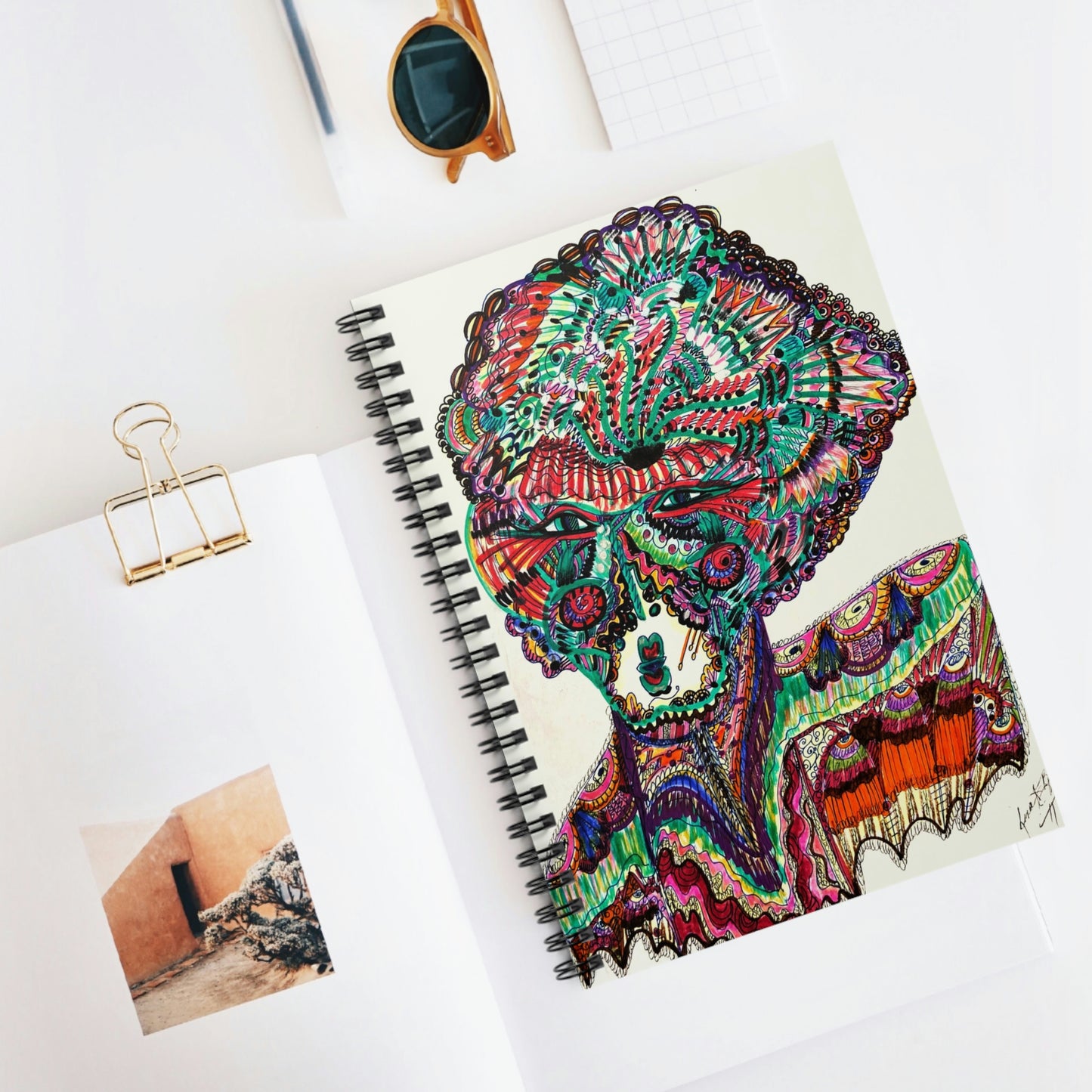Abstract, Surreal Spiral Notebook - Ruled Line
