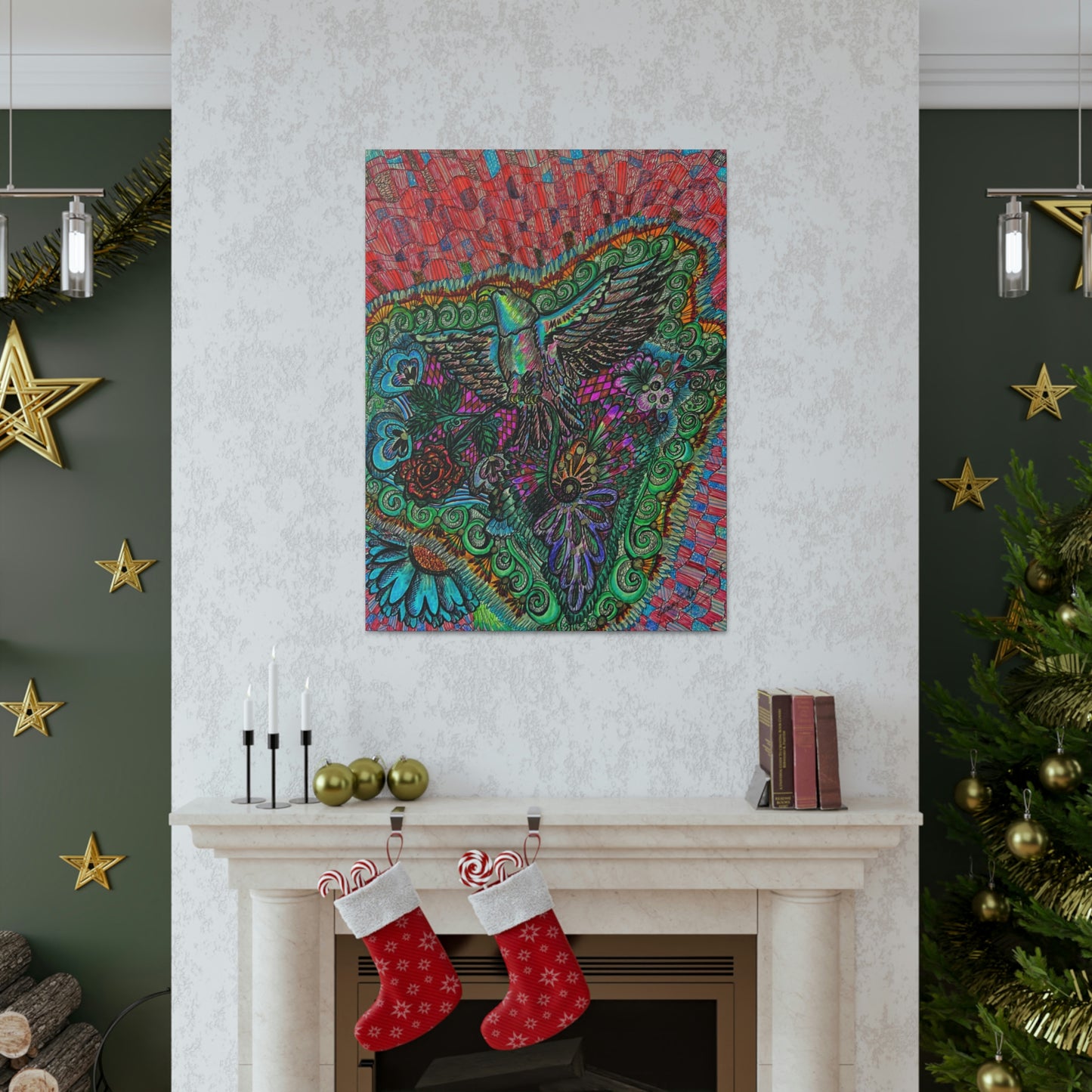 Bird Fashion, Abstract, Surreal, Friendship, Inspiration Wall Art