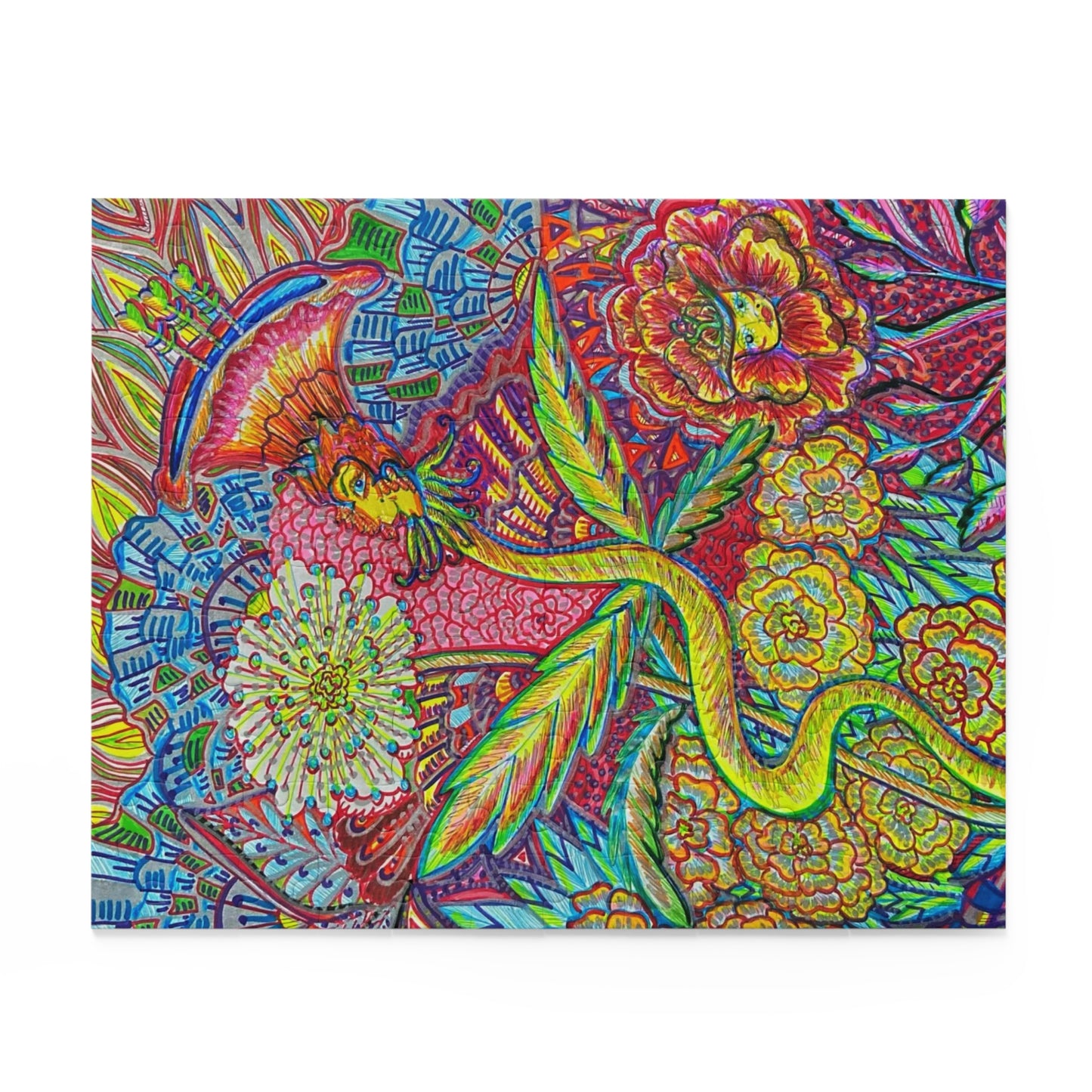 Floral Fairy Puzzle (120, 252, 500-Piece)JigSaw Puzzle, Birthday Gift, Gifts For Bridesmaids