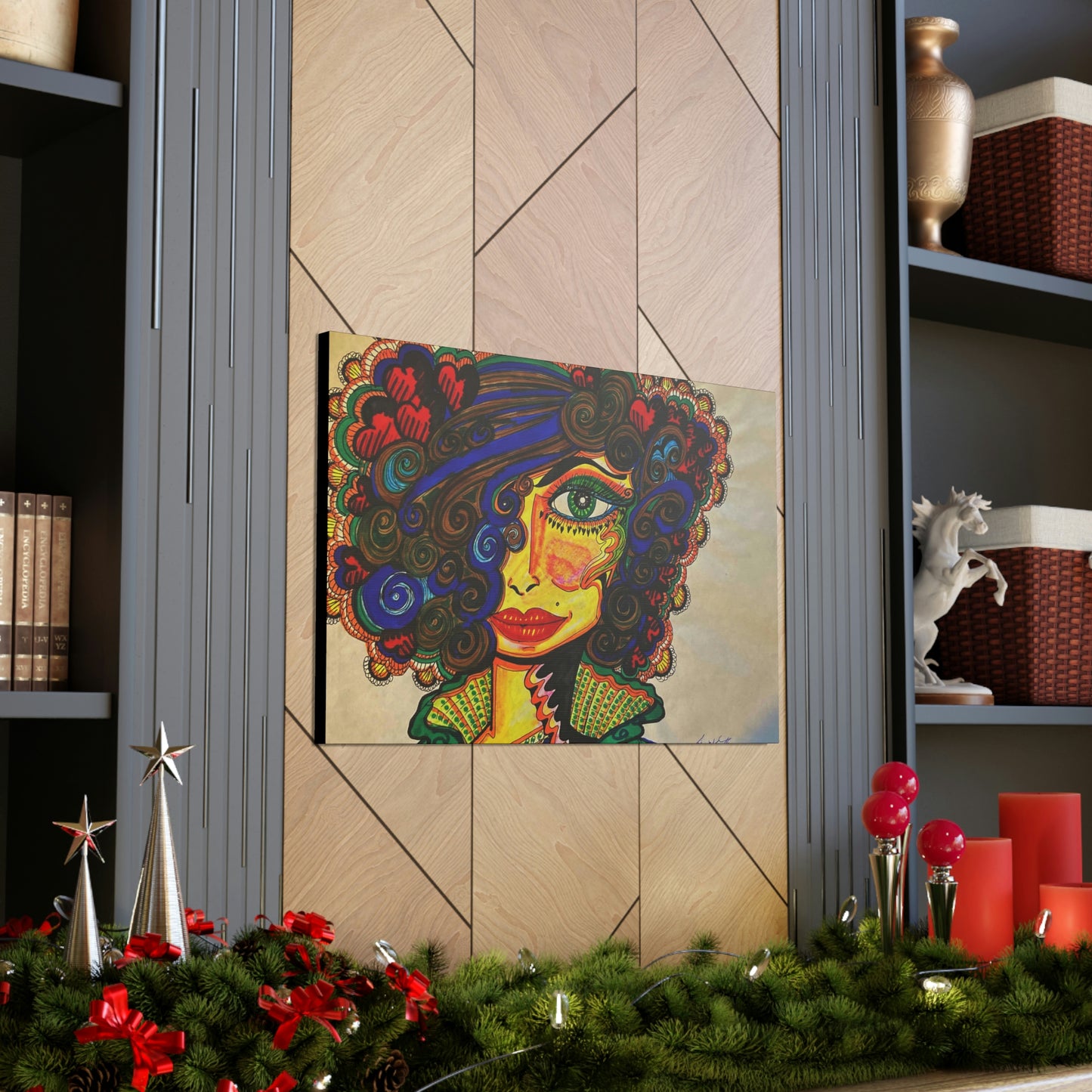 Abstract, Surreal, Funky Woman, Friendship, Inspiration Wall Art