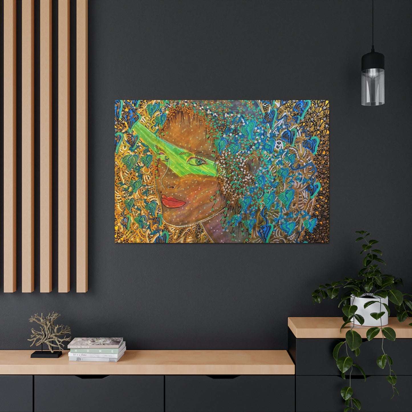 Mystical Woman, Fashion, Abstract, Surreal, Friendship, Inspiration Wall Art