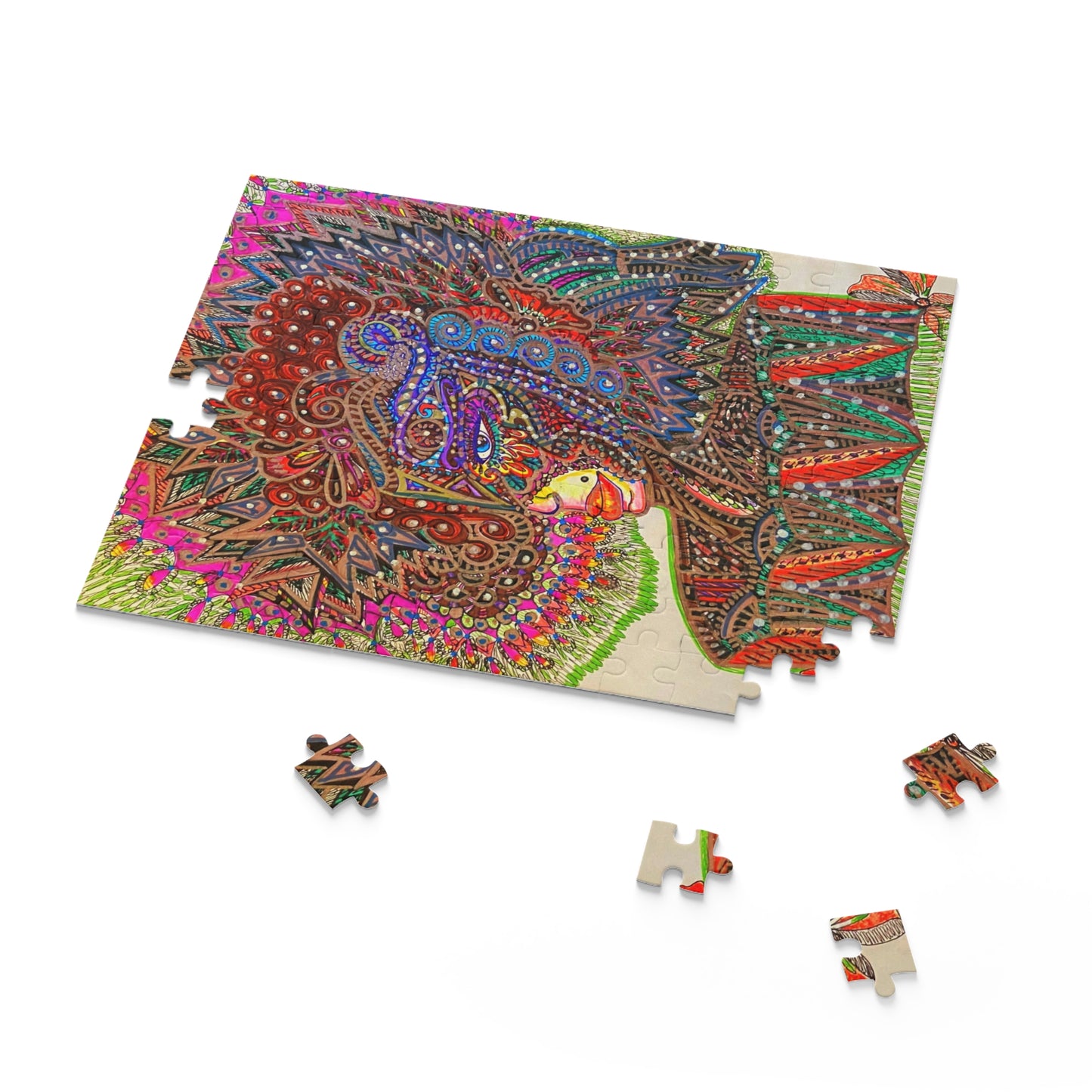 Spiritual Floral Queen Puzzle (120, 252, 500-Piece)JigSaw Puzzle, Birthday Gift, Gifts For Bridesmaids
