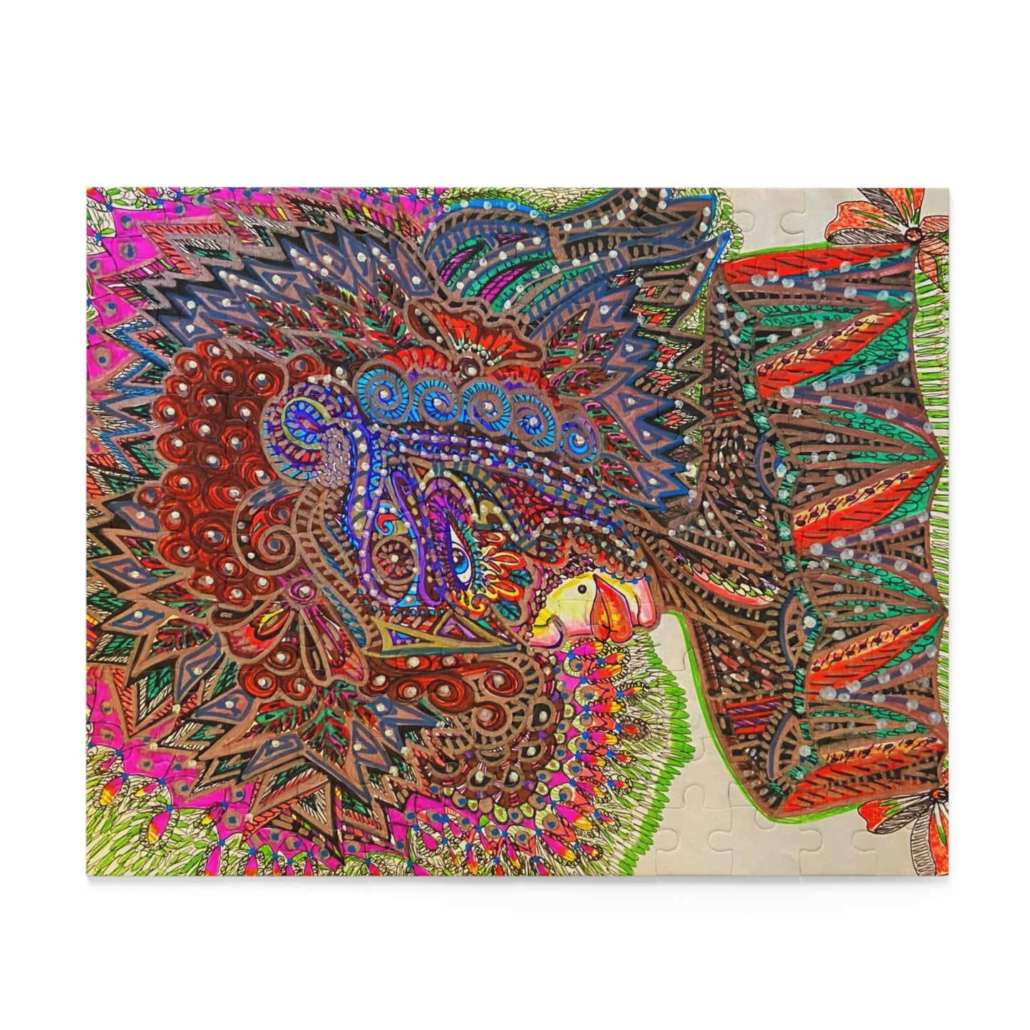 Spiritual Floral Queen Puzzle (120, 252, 500-Piece)JigSaw Puzzle, Birthday Gift, Gifts For Bridesmaids