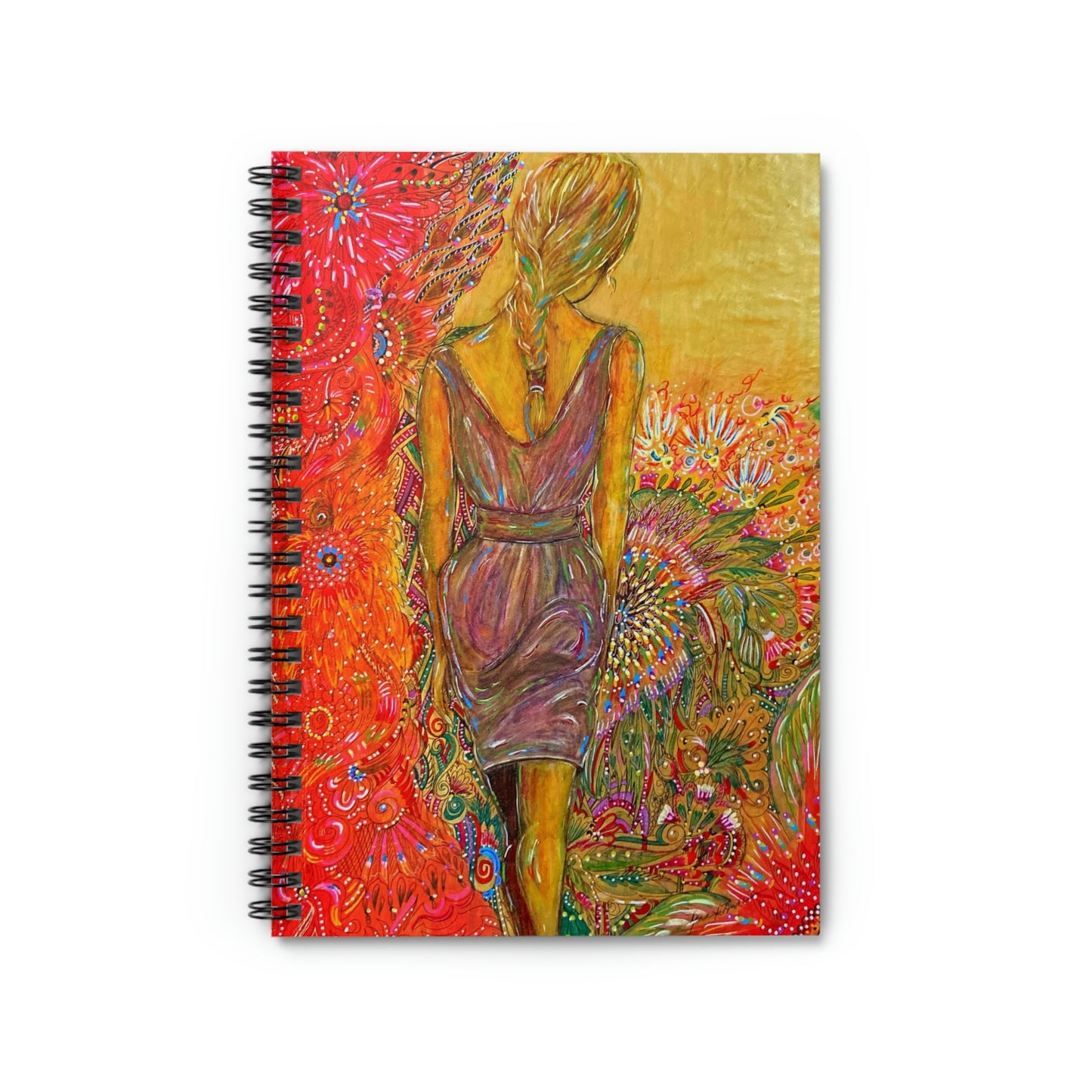 Abstract, Surreal Women Spiral Notebook - Ruled Line