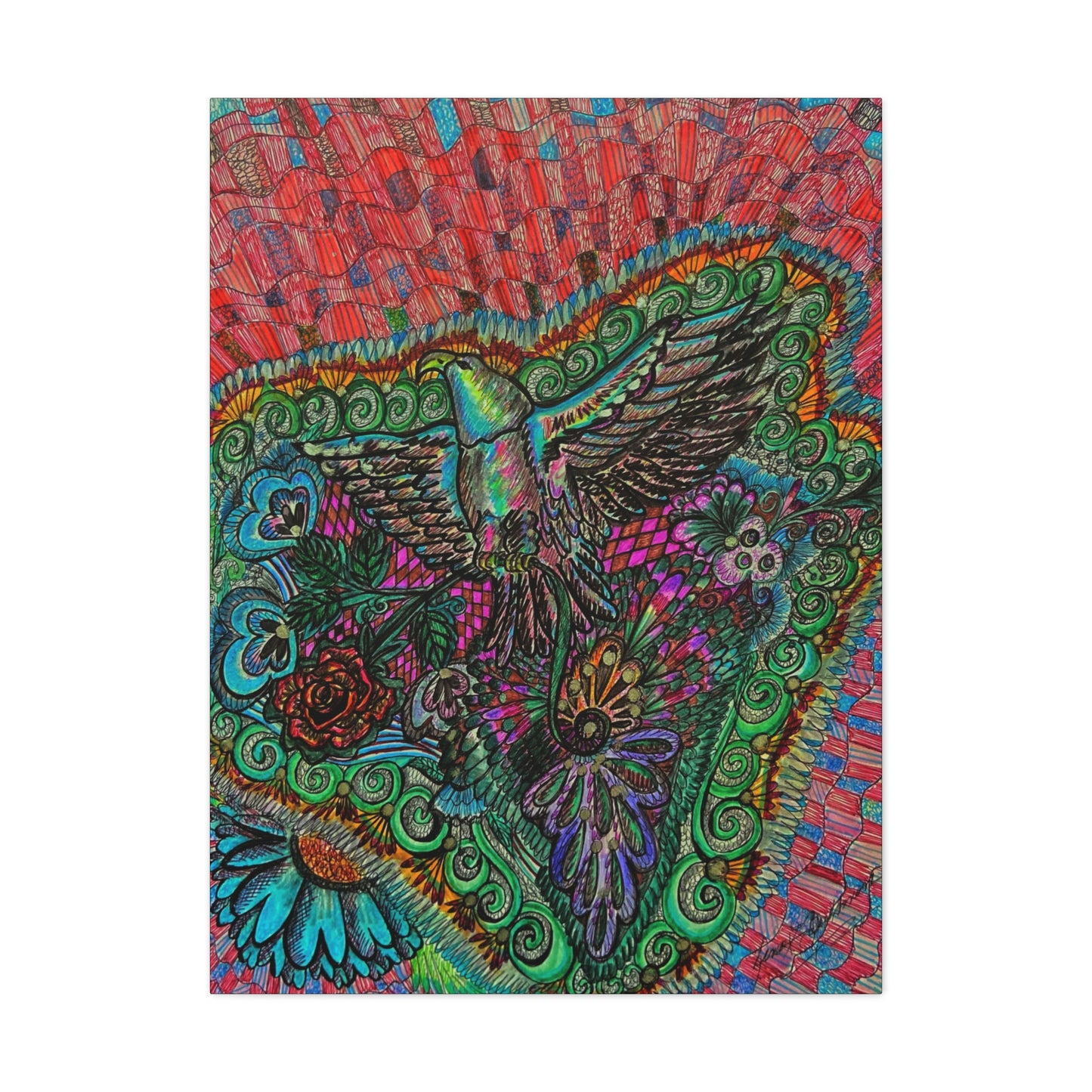 Bird Fashion, Abstract, Surreal, Friendship, Inspiration Wall Art