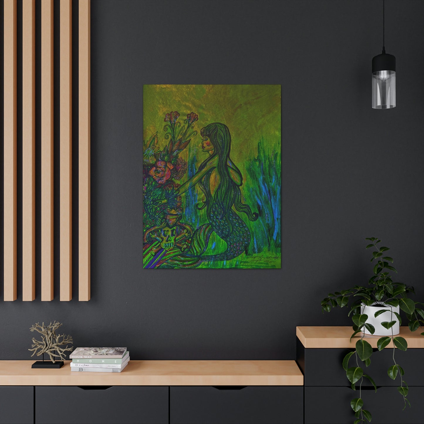 Loving Nature of Mermaids, Fashion, Abstract, Friendship, Inspiration Wall Art