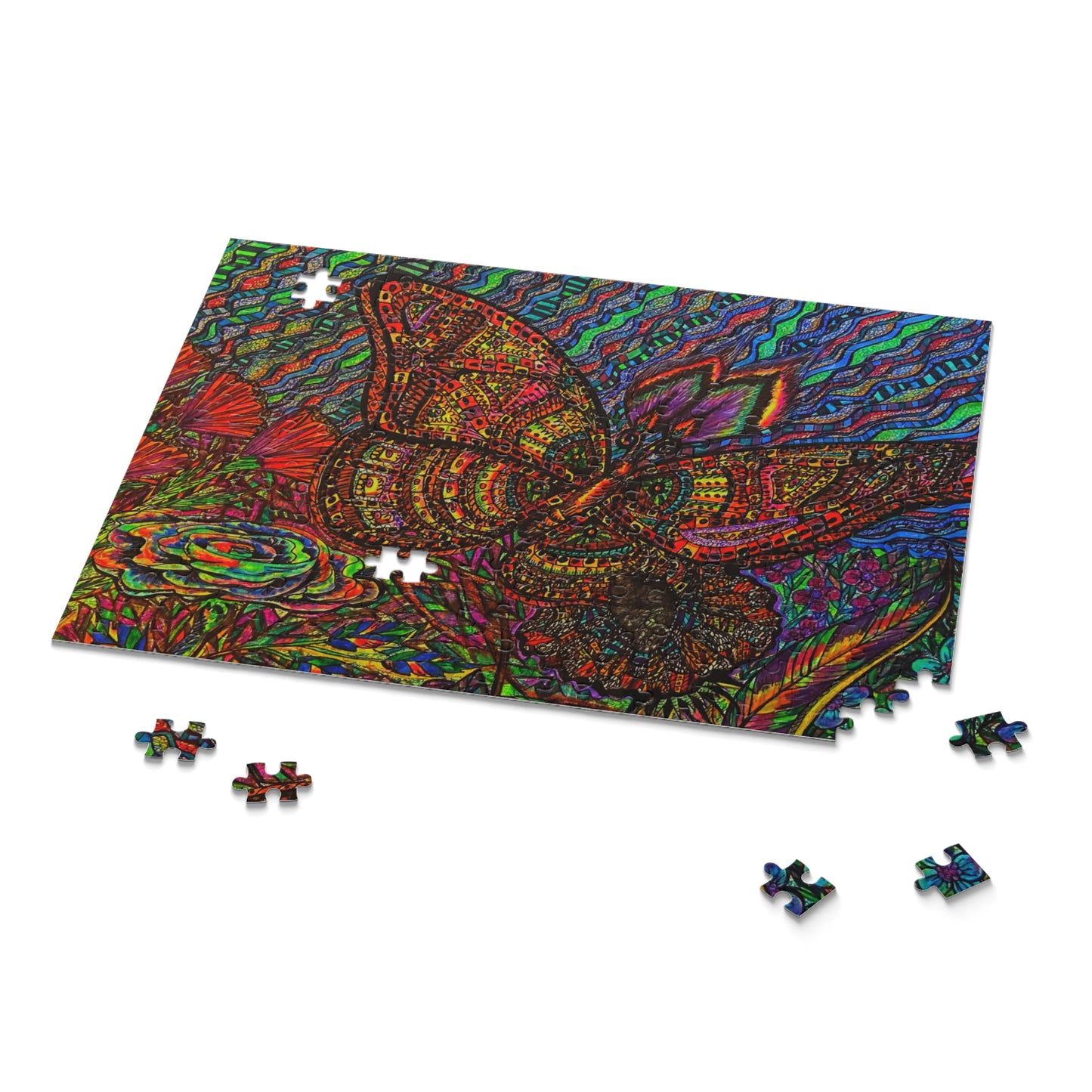 Butterfly Puzzle (120, 252, 500-Piece) Abstract Surreal JigSaw Puzzle, Birthday Gift, Gifts For Bridesmaids