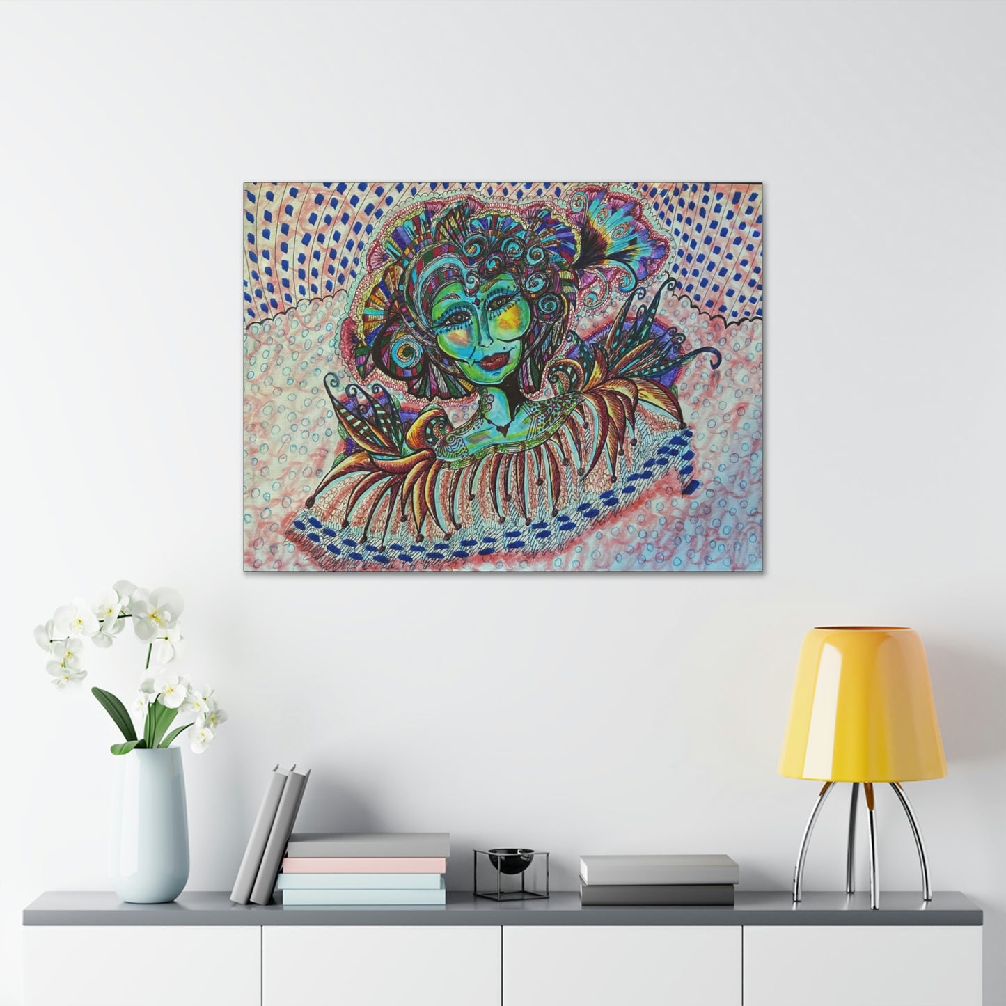 Abstract, Surreal, Funky Woman, Friendship, Inspiration Wall Art
