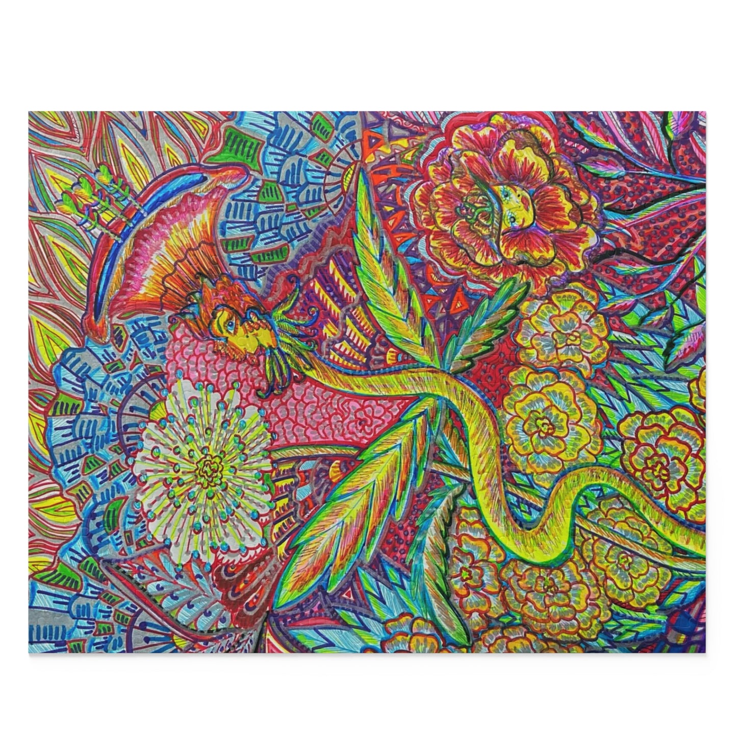 Floral Fairy Puzzle (120, 252, 500-Piece)JigSaw Puzzle, Birthday Gift, Gifts For Bridesmaids