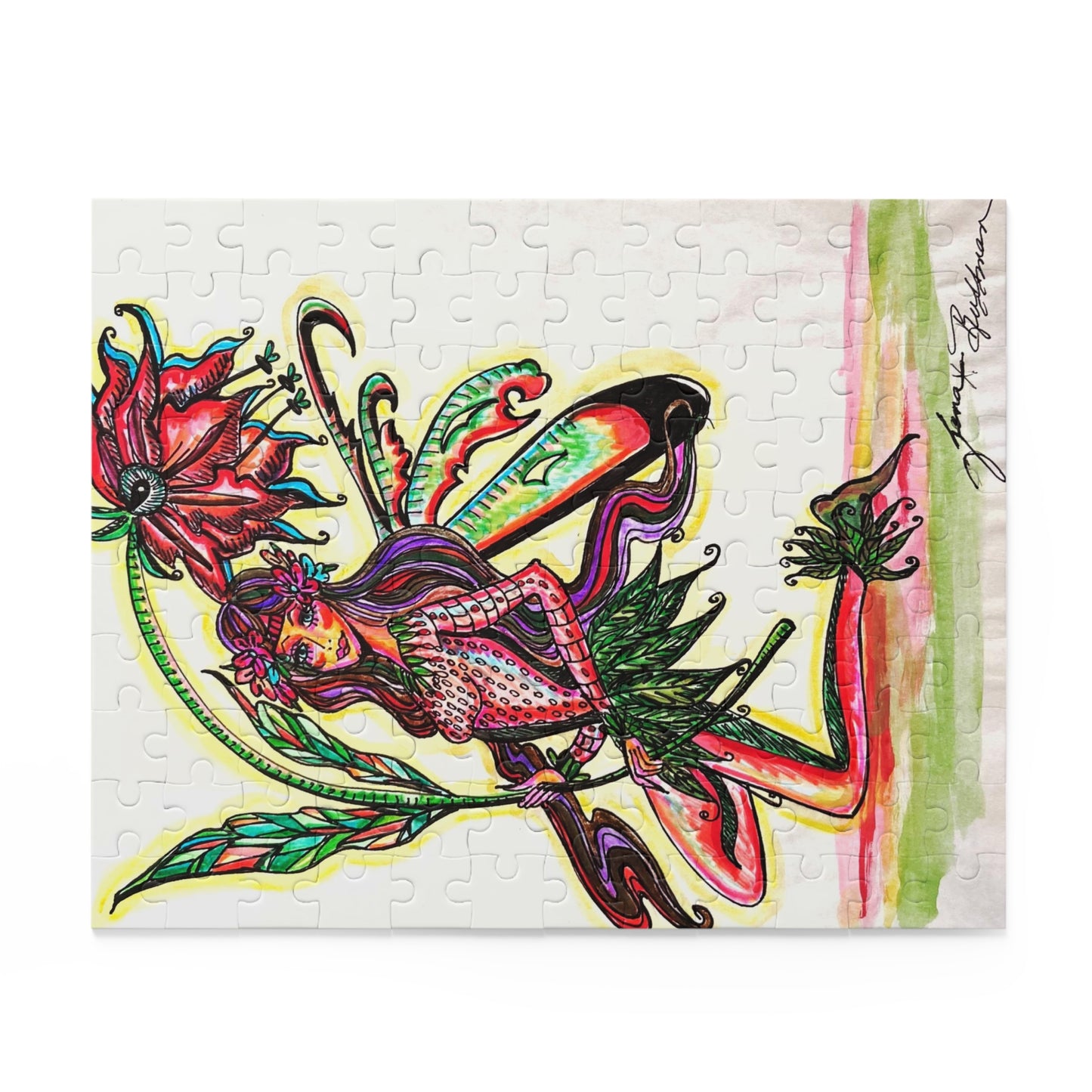 Abstract Surreal Fairy Puzzle (120, 252, 500-Piece)JigSaw Puzzle, Birthday Gift, Gifts For Bridesmaids