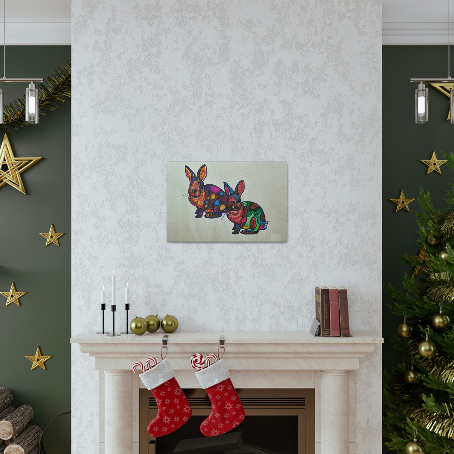 Fanatic Rabbit Fashion, Abstract, Surreal, Friendship, Inspiration Wall Art