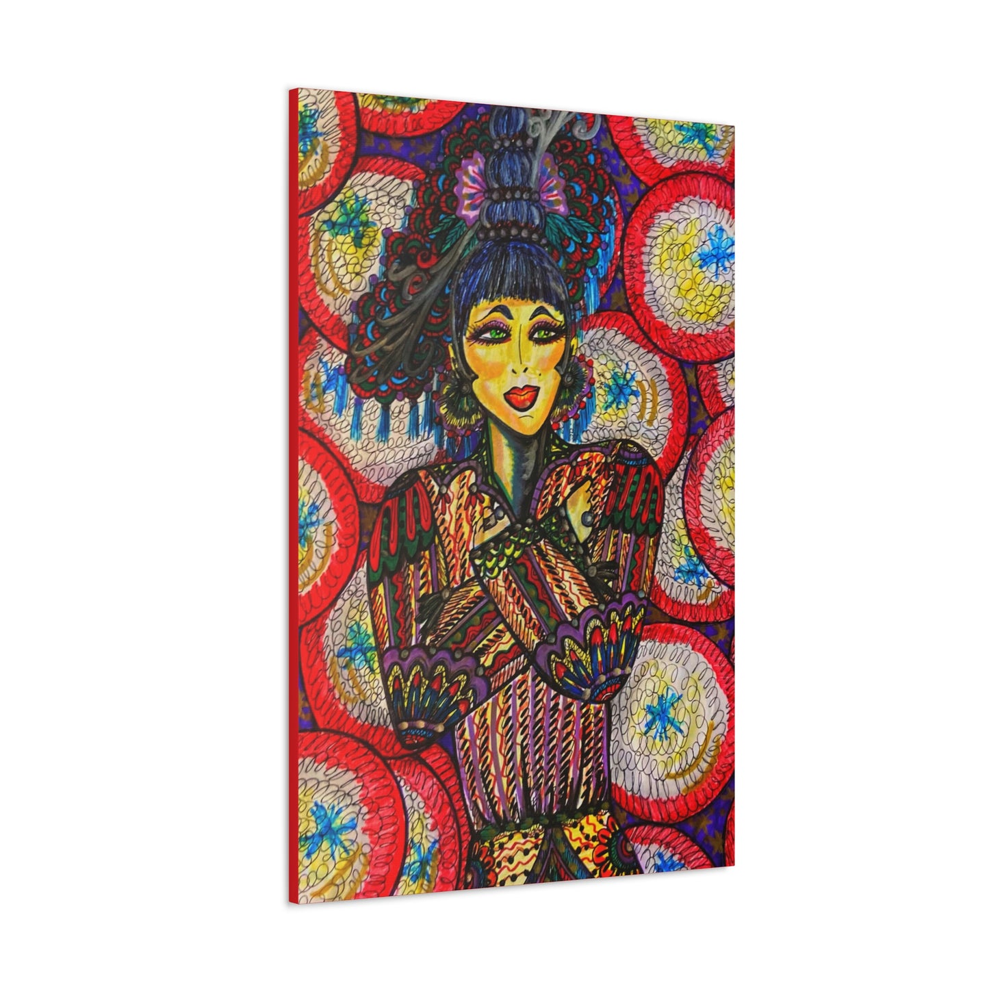 Living in Harmony, Women, Empowerment, Fashion, Abstract, Friendship, Inspiration Wall Art